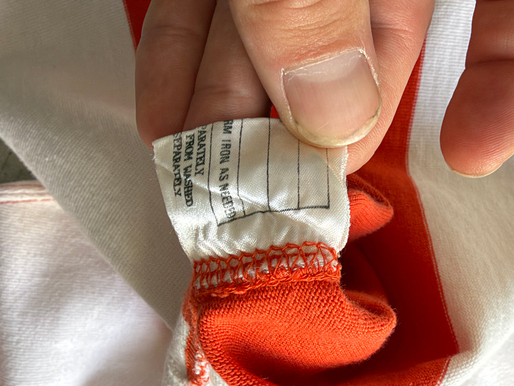 Polo Ralph Lauren | Vintage rugby shirt | Orange/hvid | L