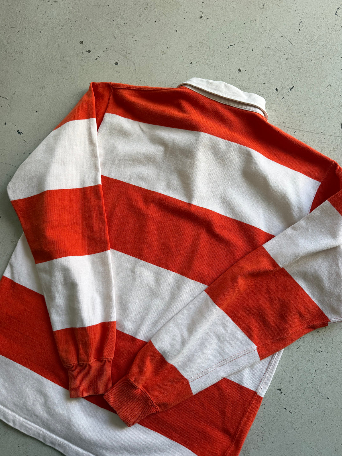 Polo Ralph Lauren | Vintage rugby shirt | Orange/hvid | L