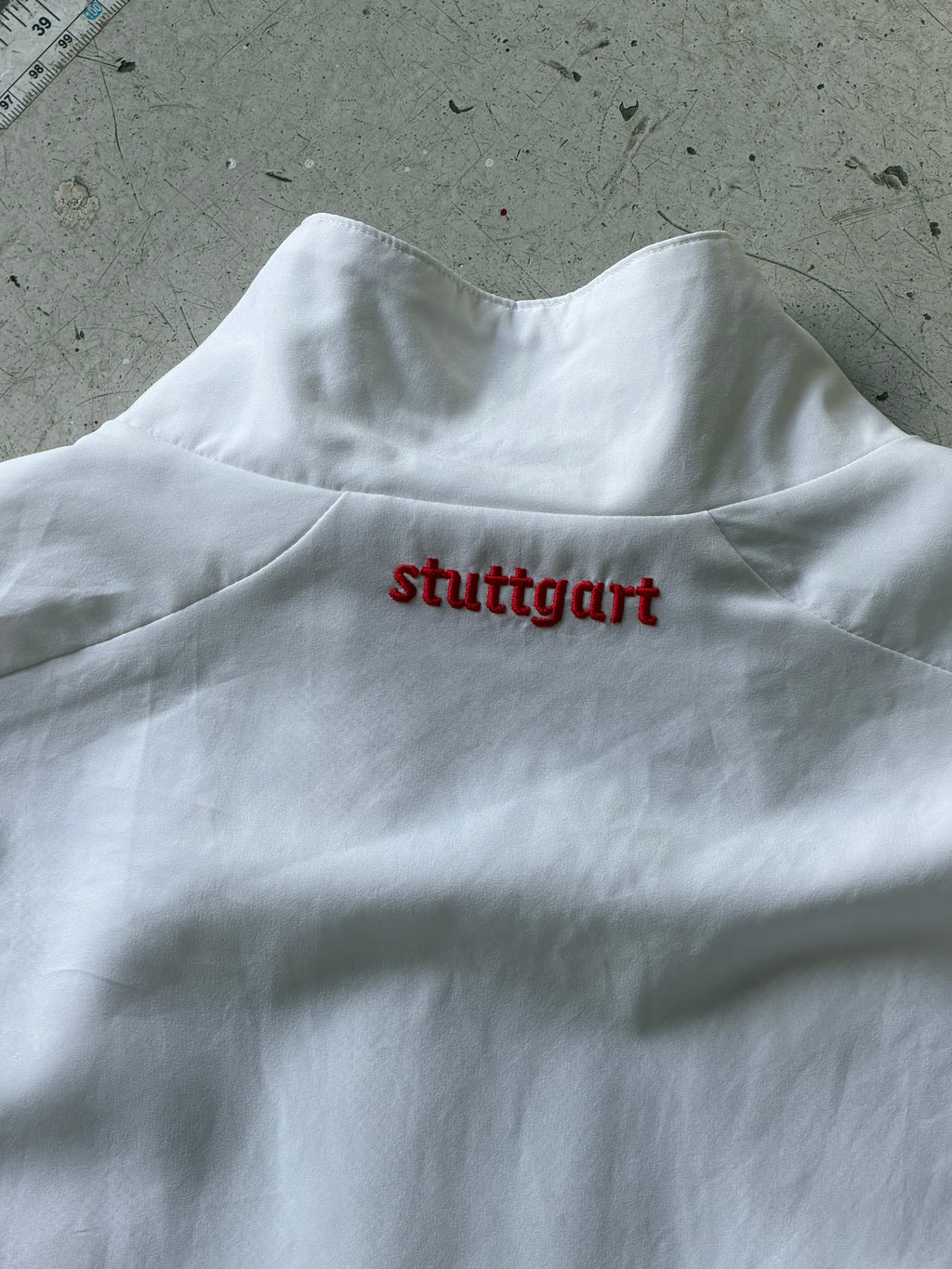 Puma x VfB Stuttgart | Vintage track jacket | Hvid/rød | XL