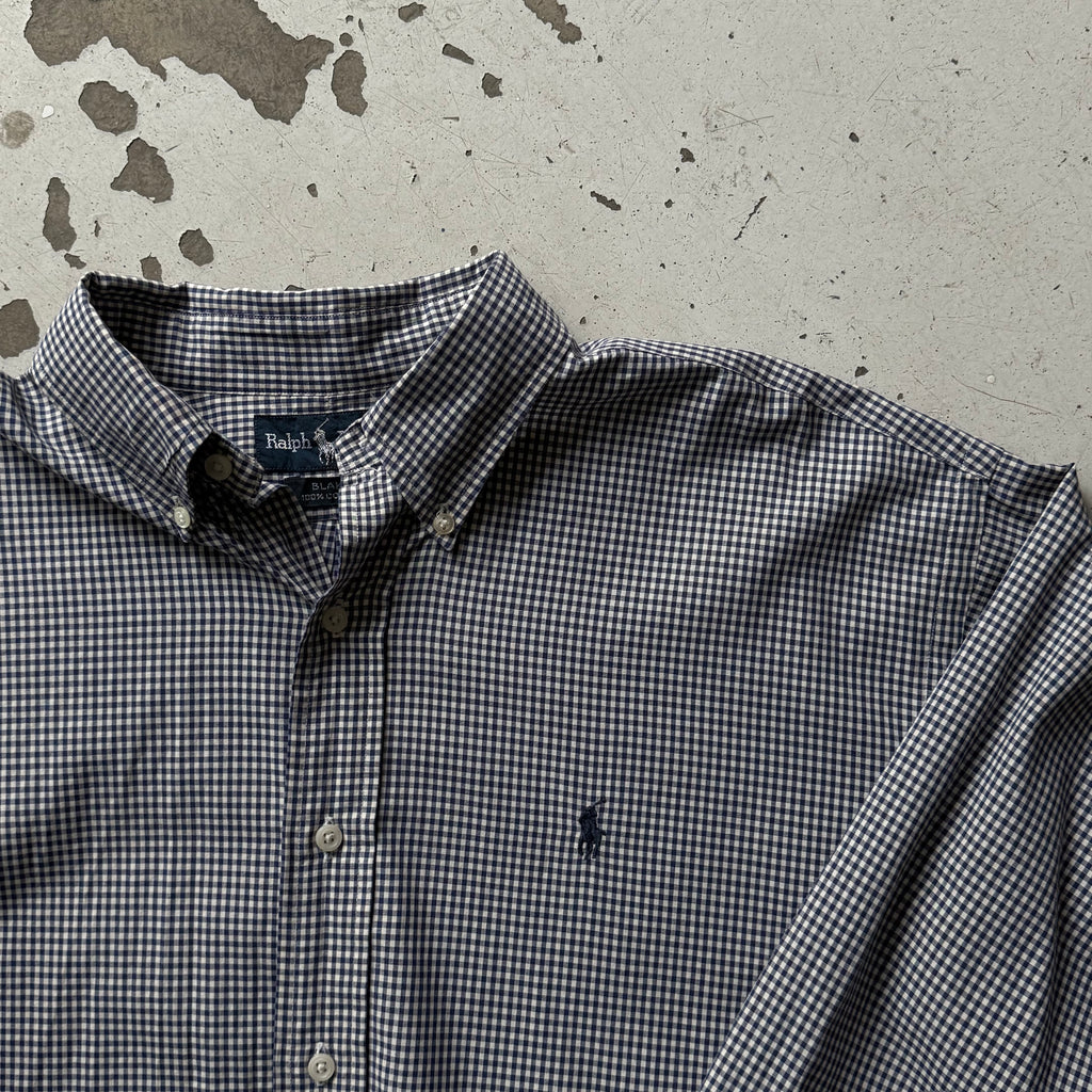 Ralph Lauren | skjorte | blå/hvid tern | L