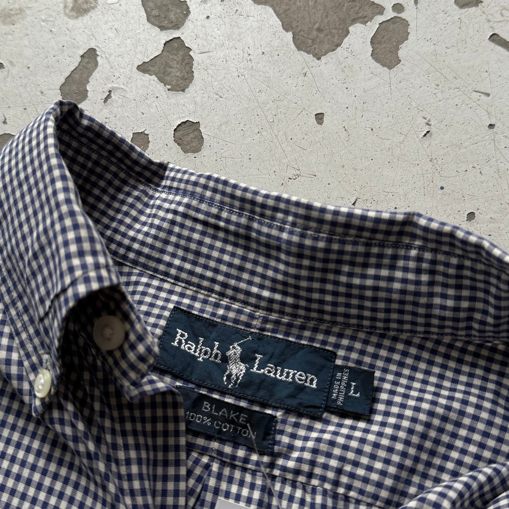 Ralph Lauren | skjorte | blå/hvid tern | L