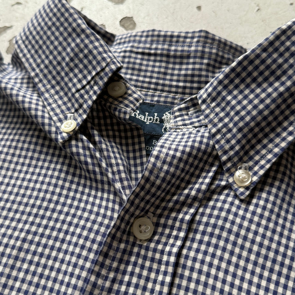 Ralph Lauren | skjorte | blå/hvid tern | L