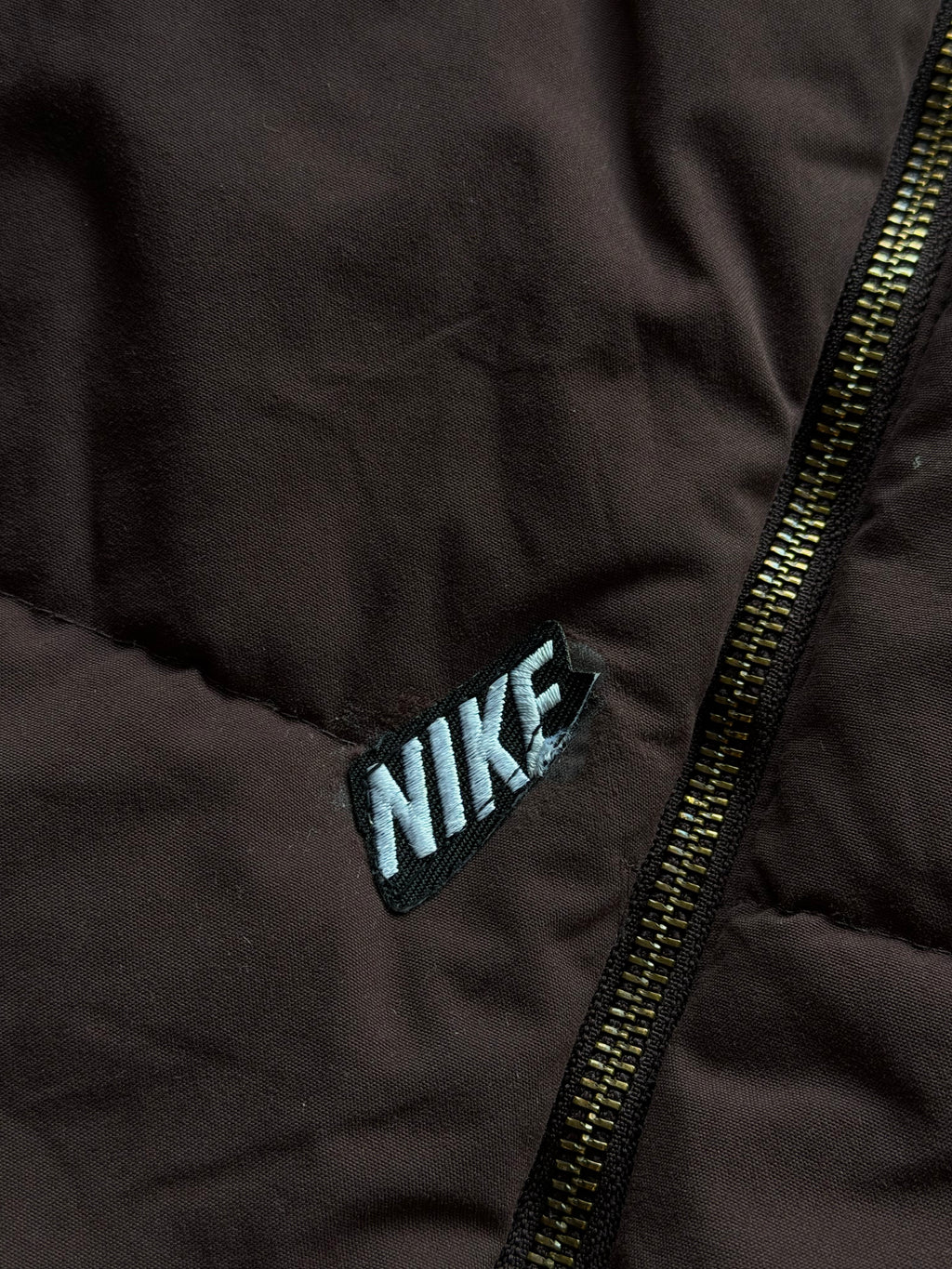 Nike | Vintage Track Athletics puffer vest | Brun | M