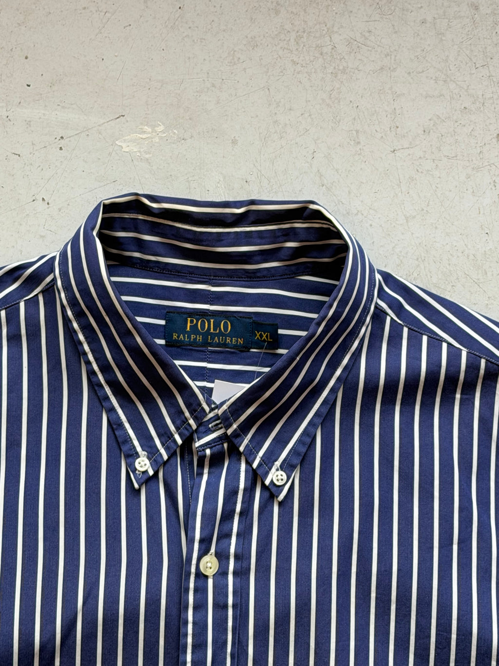 Polo Ralph Lauren | Stribet skjorte | Navy/hvid | XXL