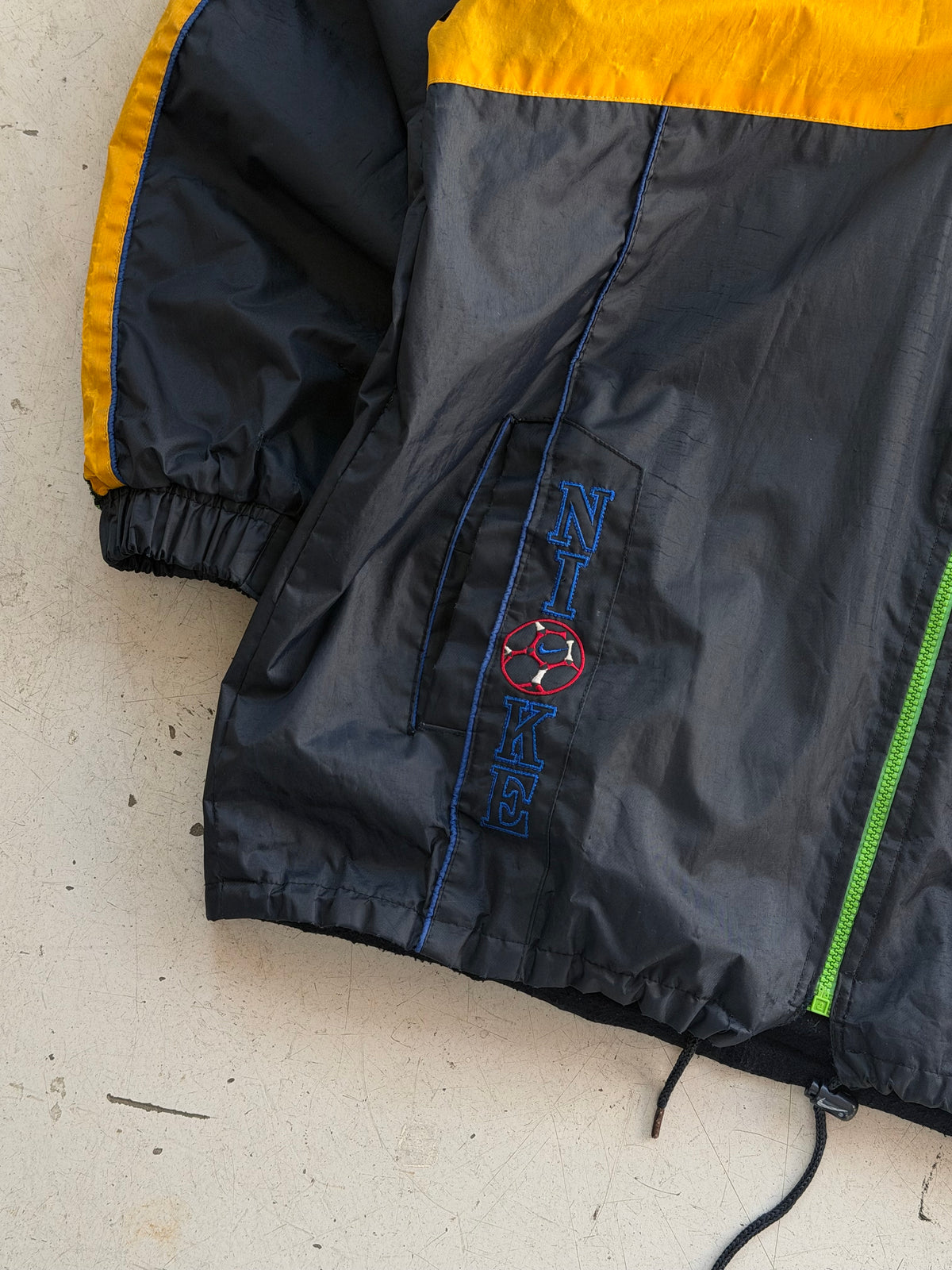 Nike | Vintage Swoosh Windbreaker | Navy/gul | L