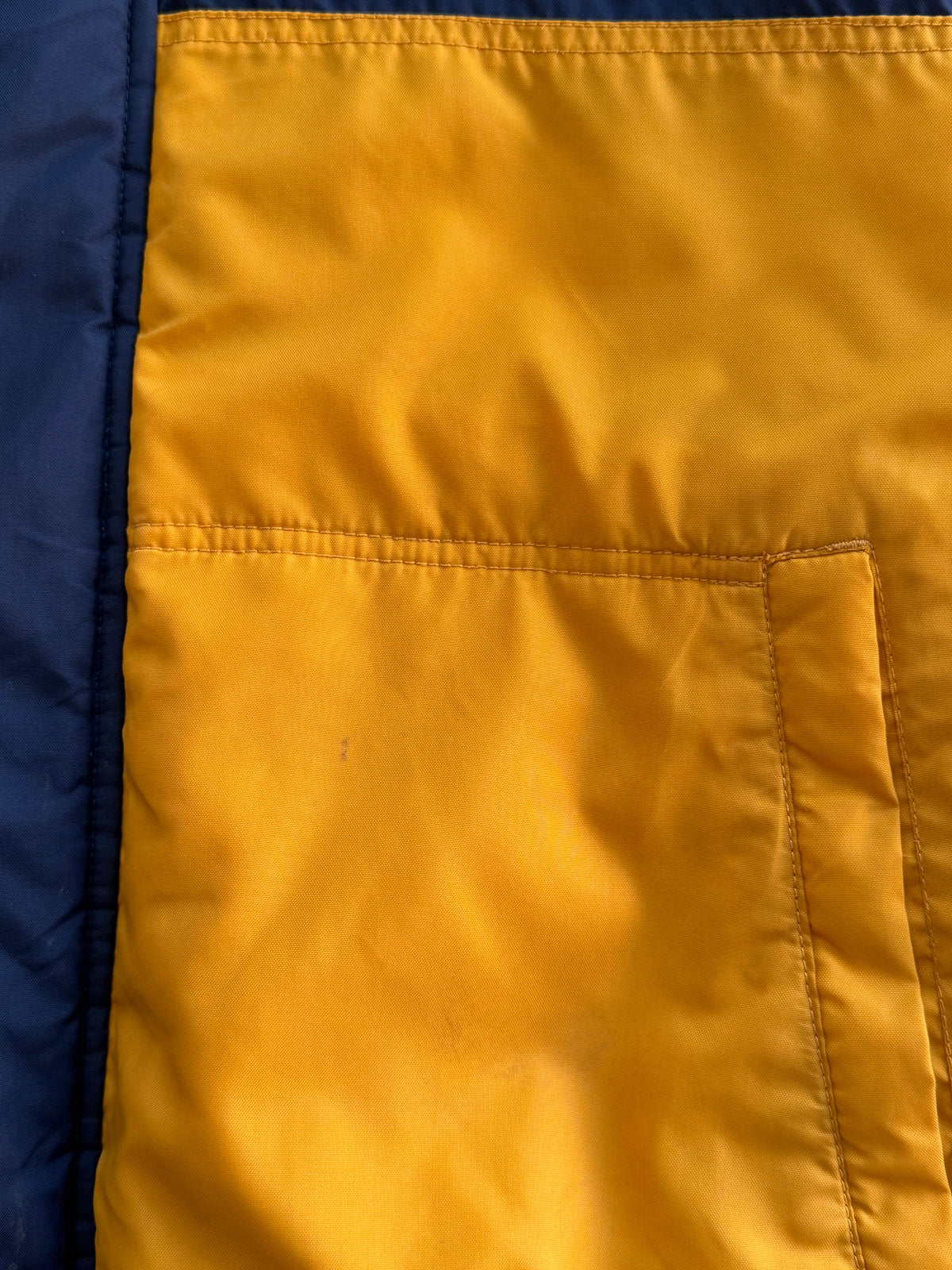 Nike | Vintage Puffer Jakke | Navy/gul | L