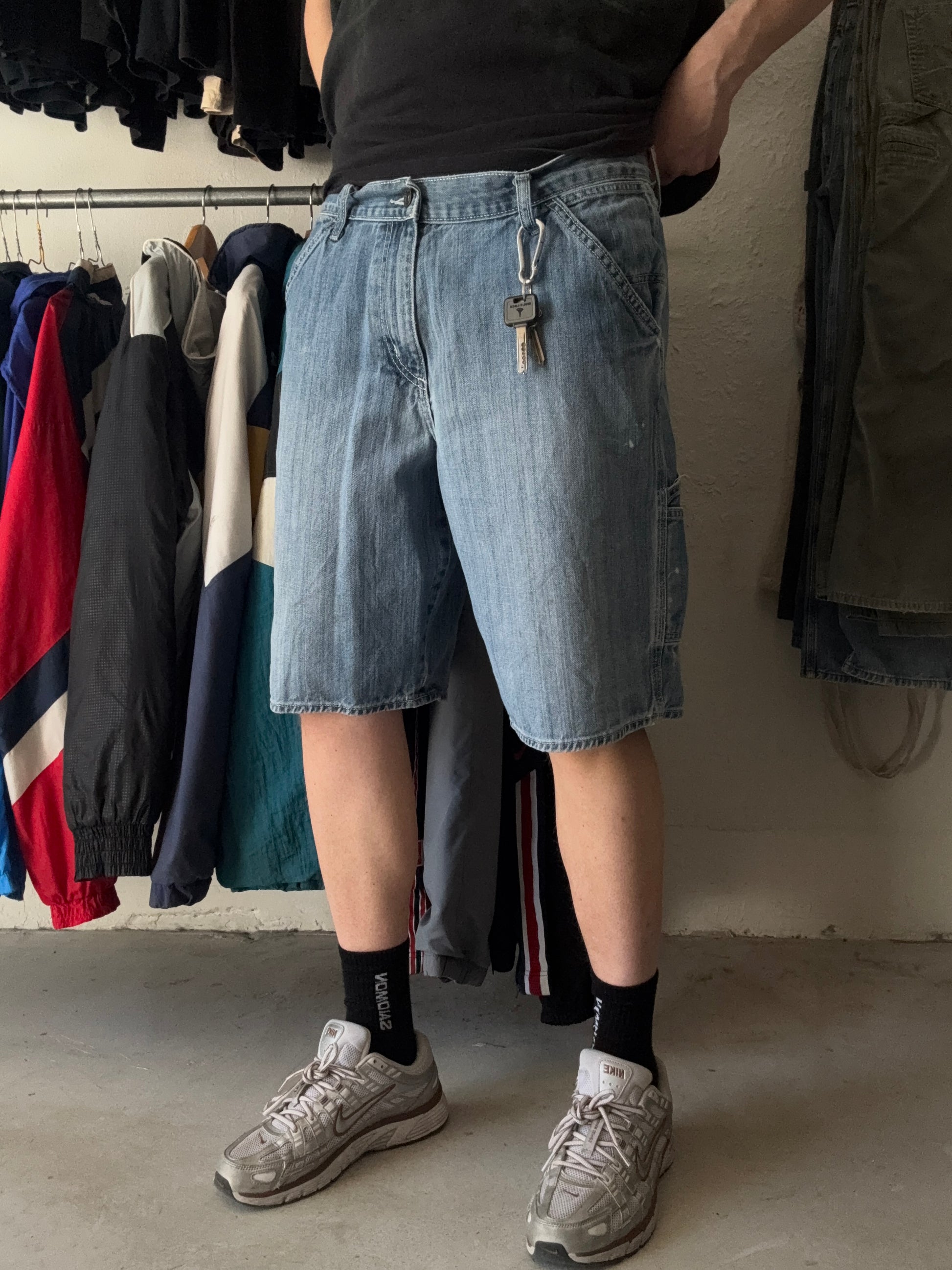 Old Navy | carpenter shorts | lyseblå | W36