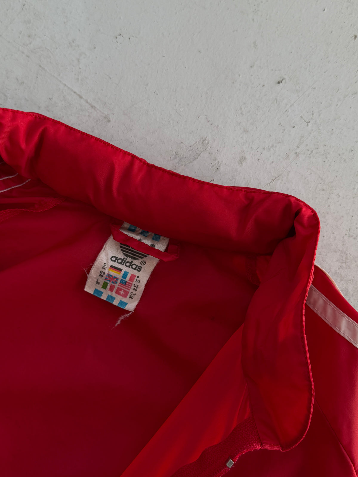 Adidas | Vintage track jacket | Rød | L