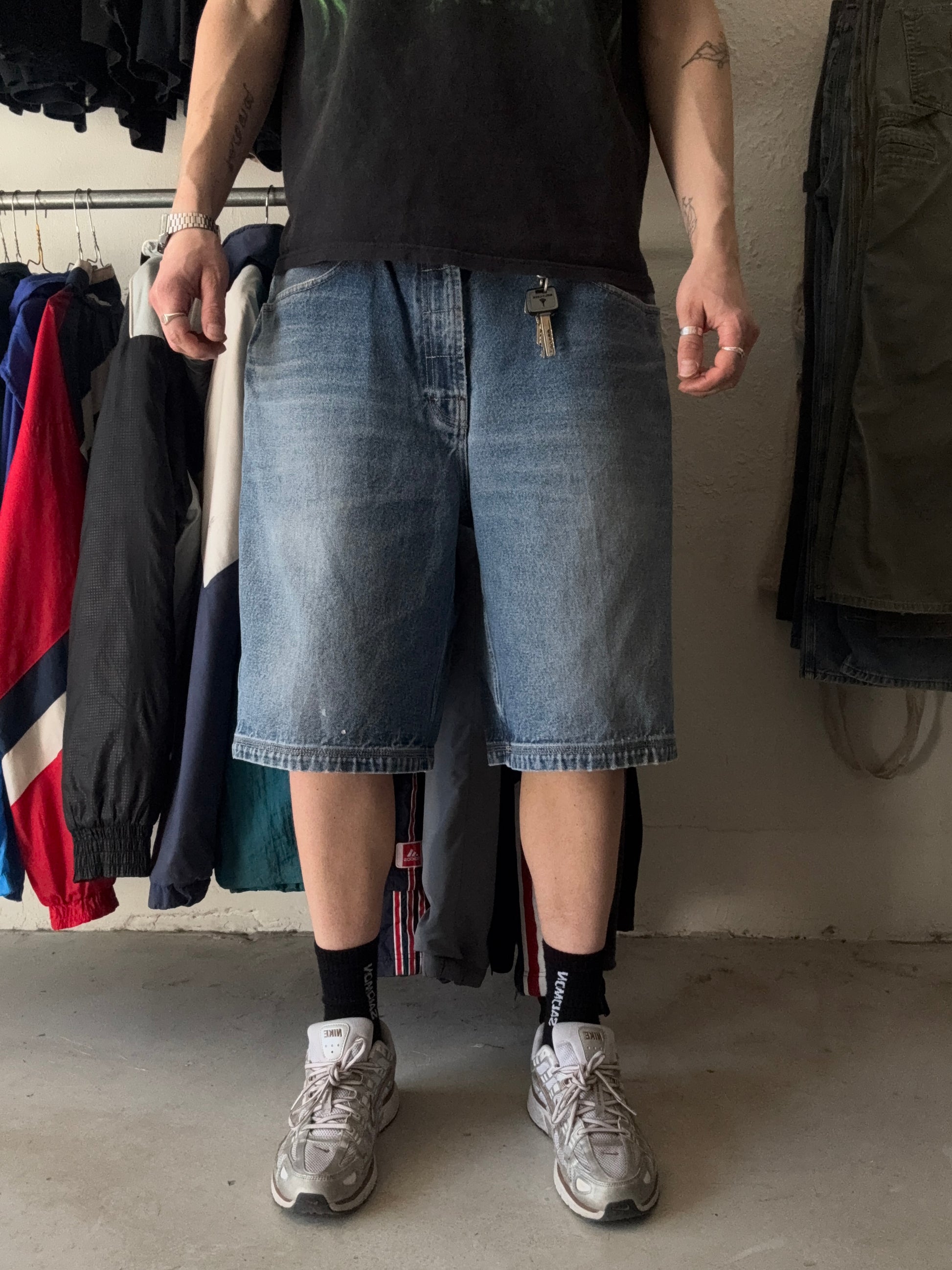 Mecca USA | carpenter Jorts | lyseblå | W36