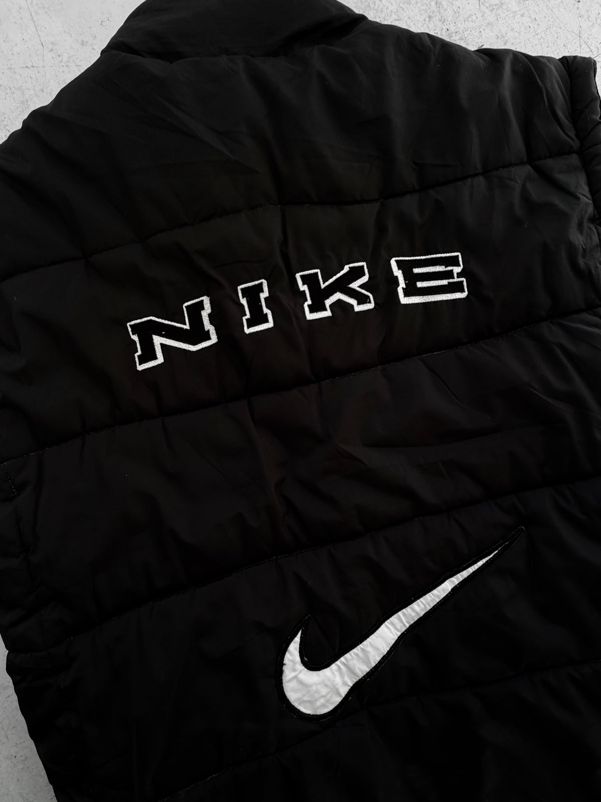 Nike | Vintage Reversible Puffer Vest | Sort / Navy | XL