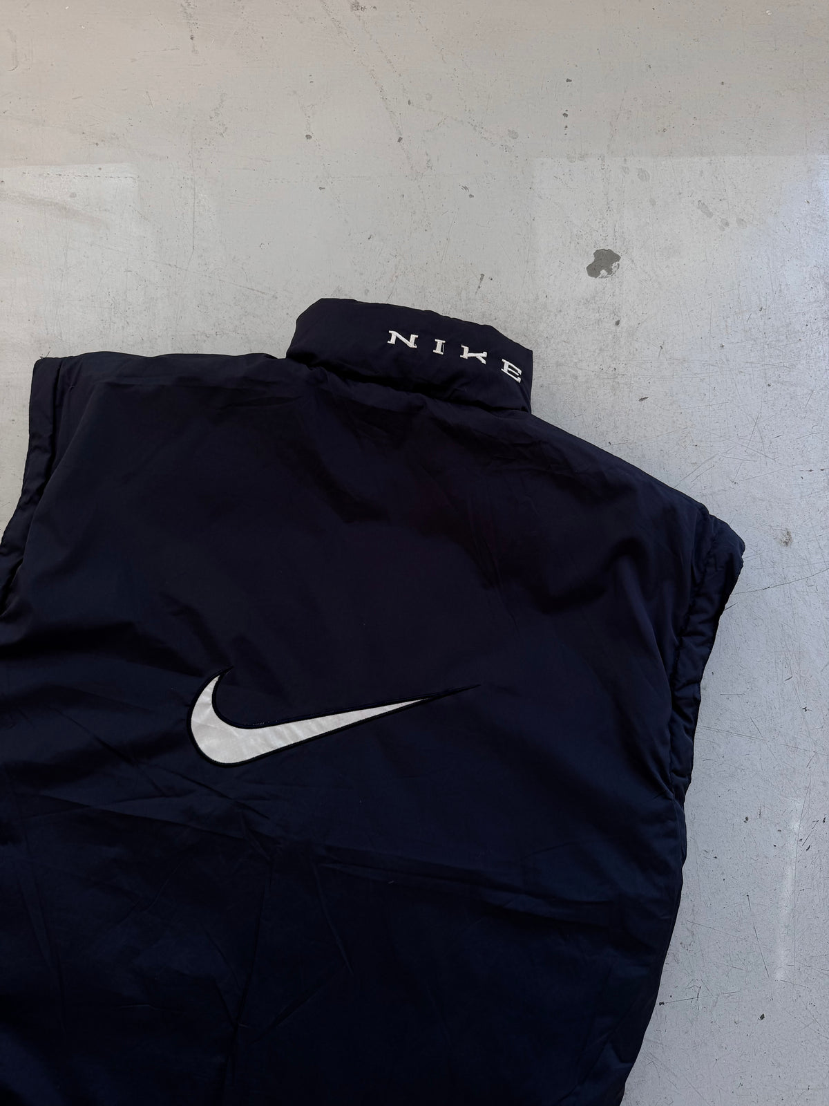 Nike | Vintage Reversible Puffer Vest | Sort / Navy | XL