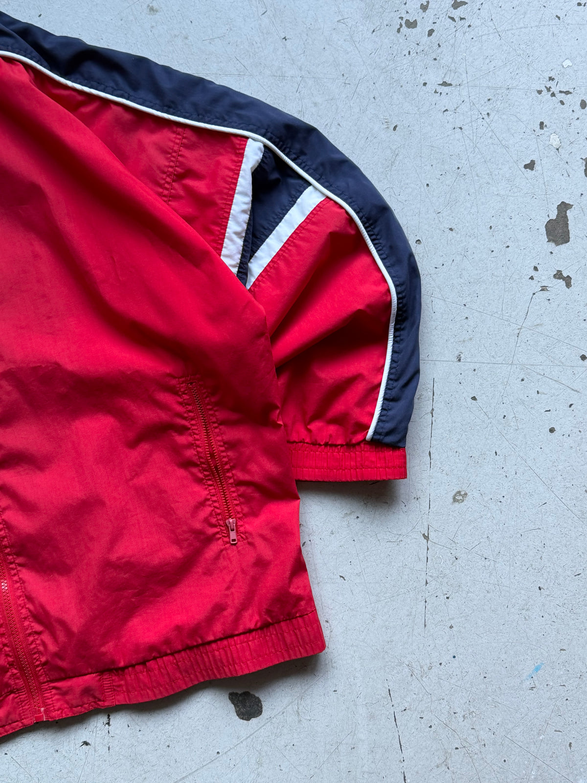 Puma | Vintage Track Jacket | Rød / Navy | L