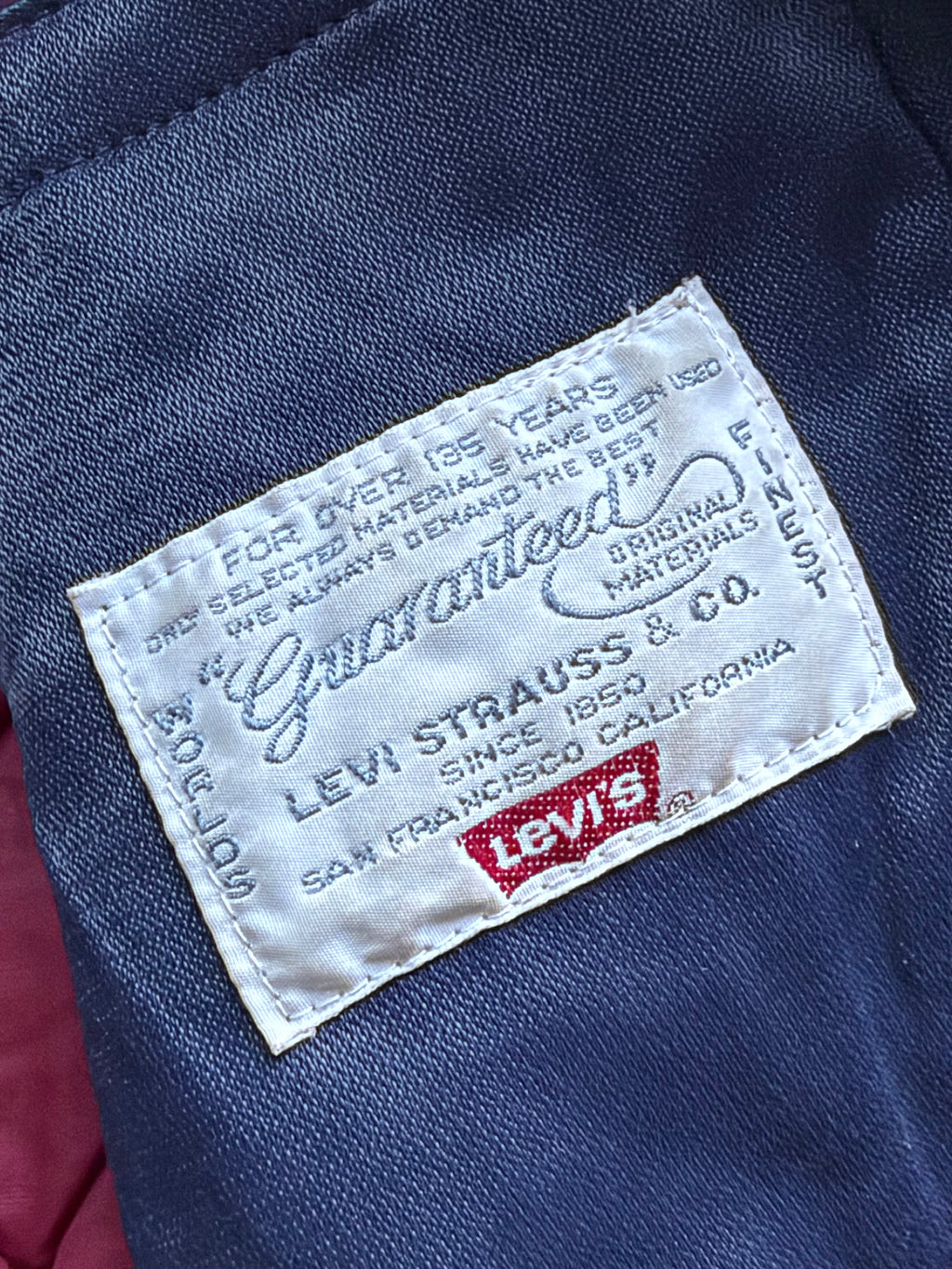 Levi's | Vintage foret bomberjakke | Navy | M