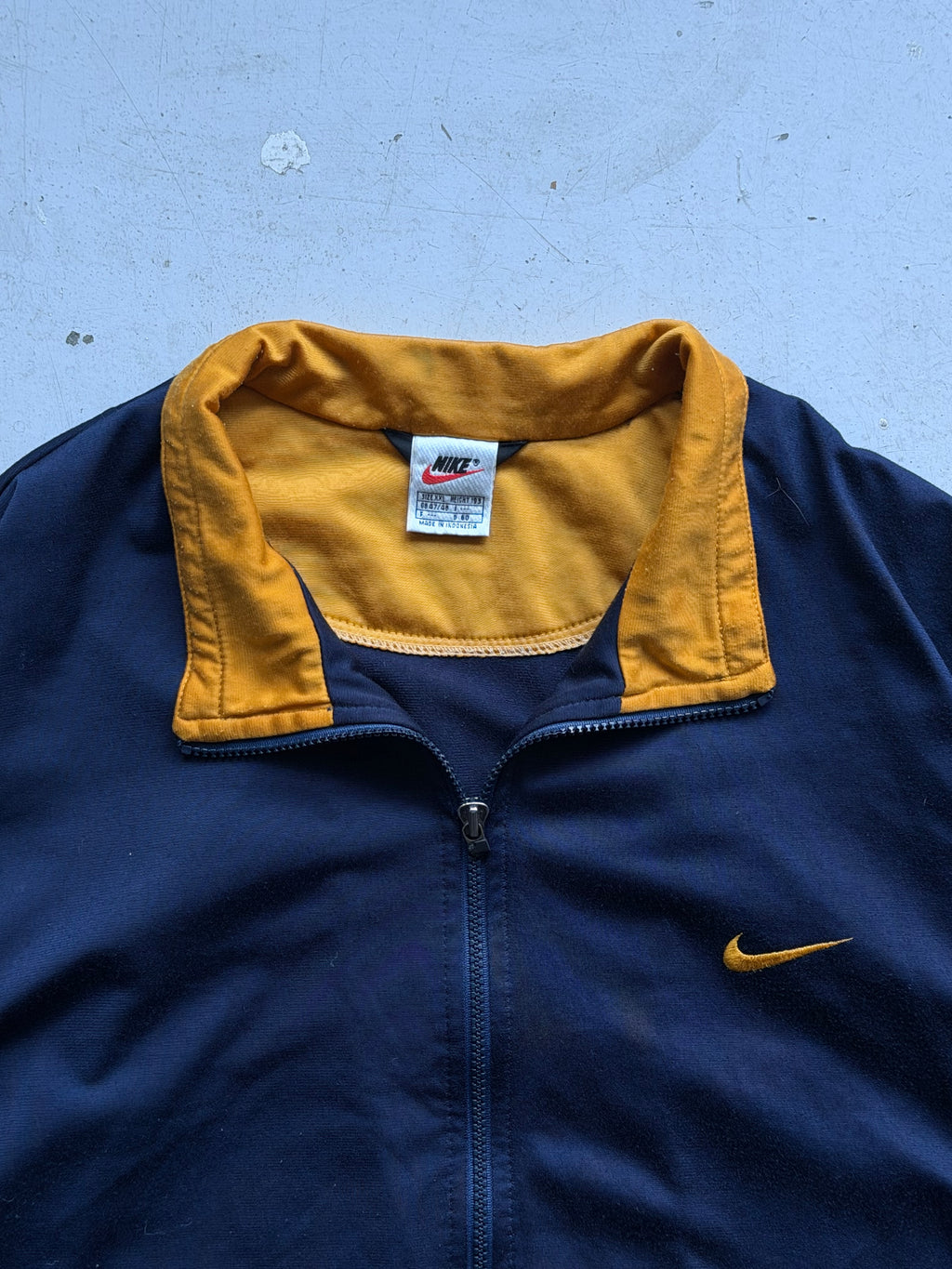 Nike | Vintage tracksuit | Navy/gul | XXL