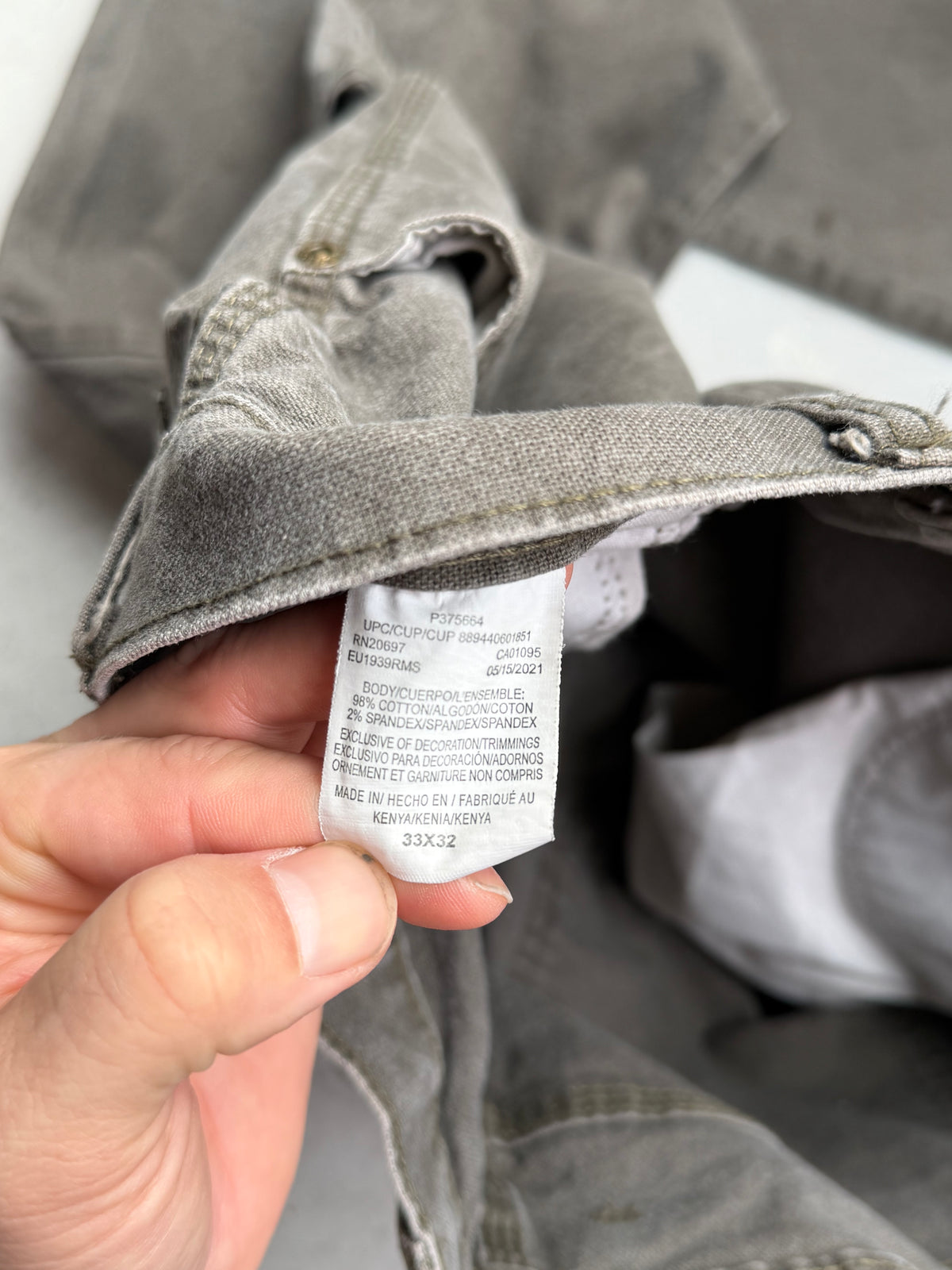 Dickies | Carpenter Workwear Bukser | Grå | W33/L32