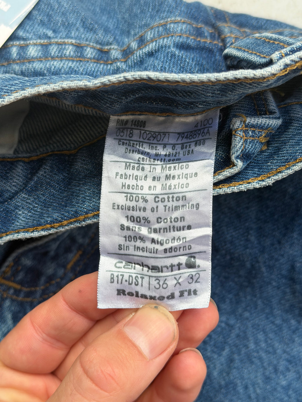 Carhartt | Relaxed Fit Jeans | Blå | W36/L32