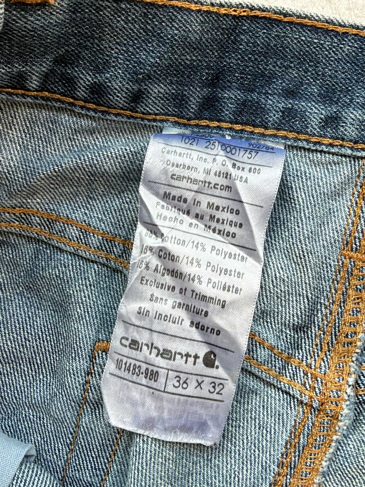 Carhartt | Relaxed Fit Jeans | Blå | W36/L32
