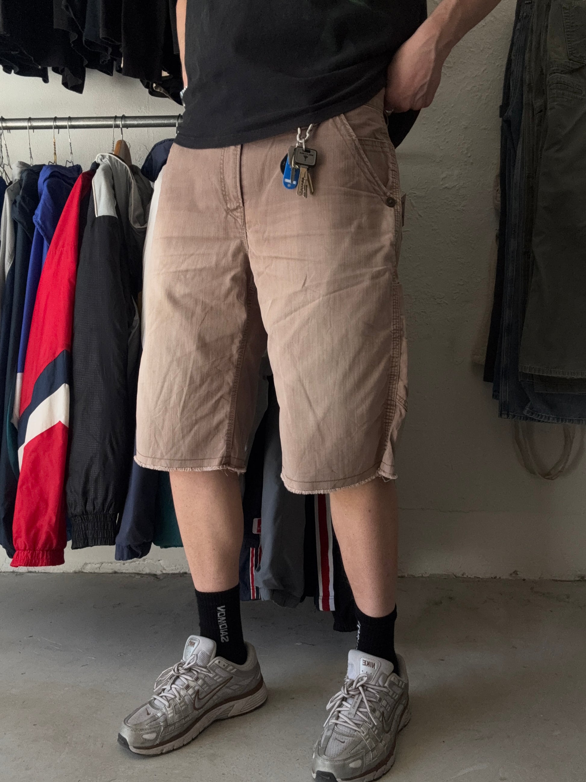 W36 | Vintage jorts | Brun