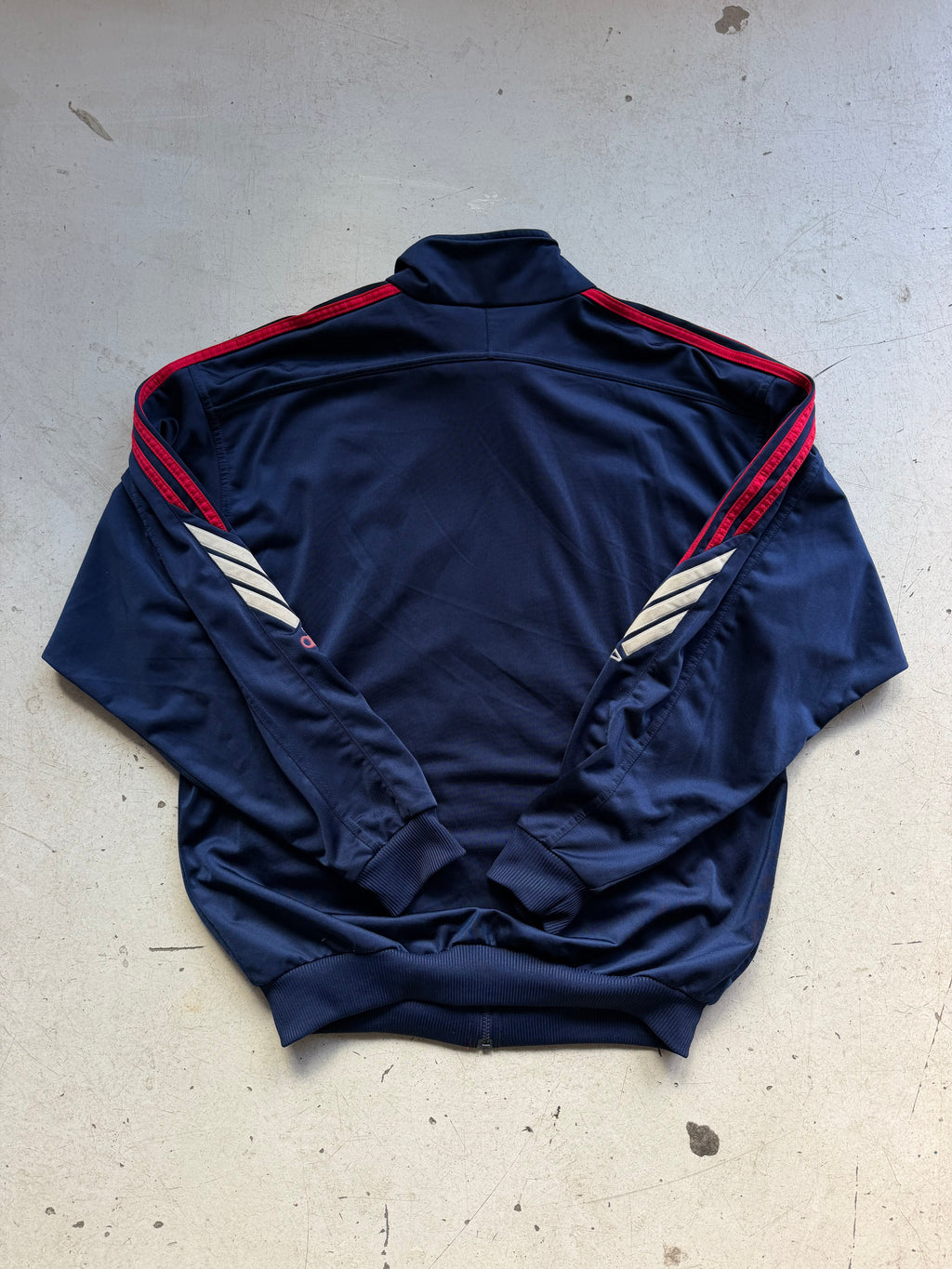 Adidas | Vintage track jacket | Navy/rød | M