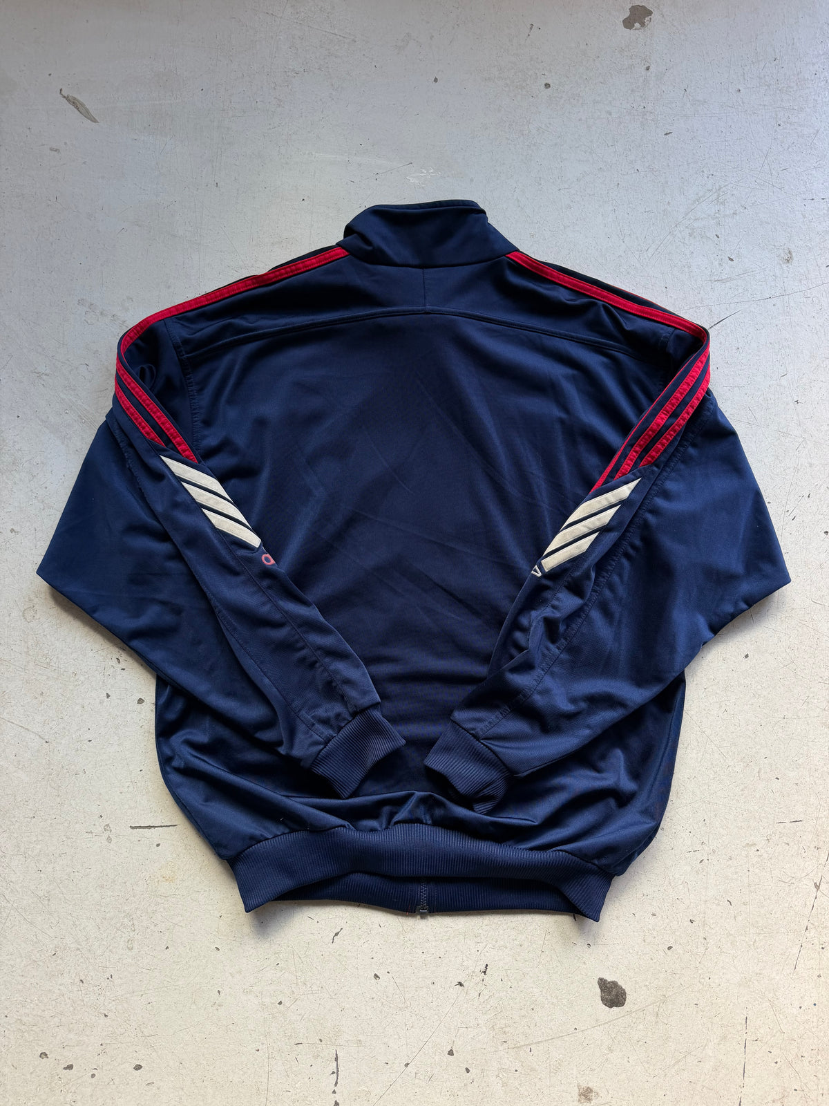 Adidas | Vintage track jacket | Navy/rød | M