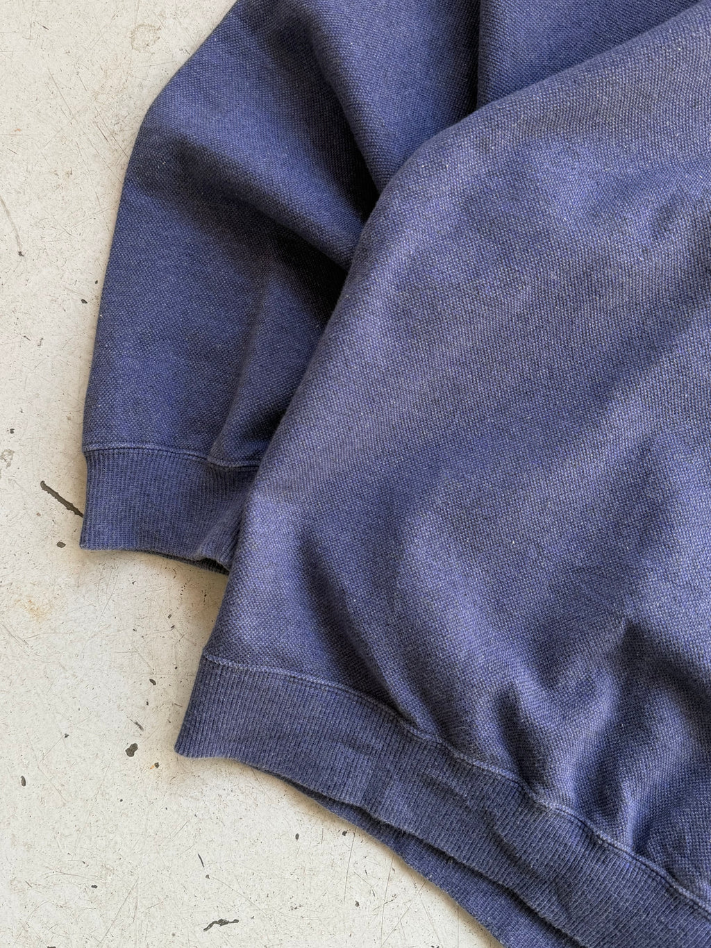 Lacoste | Vintage polo sweatshirt | Støvet lilla | L