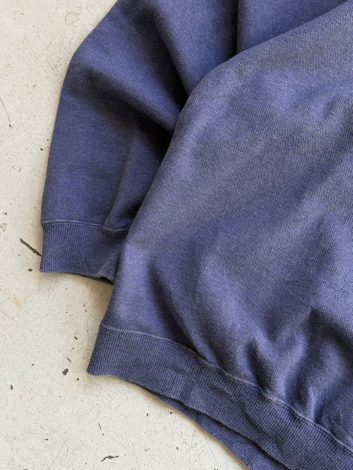 Lacoste | Vintage polo sweatshirt | Støvet lilla | L