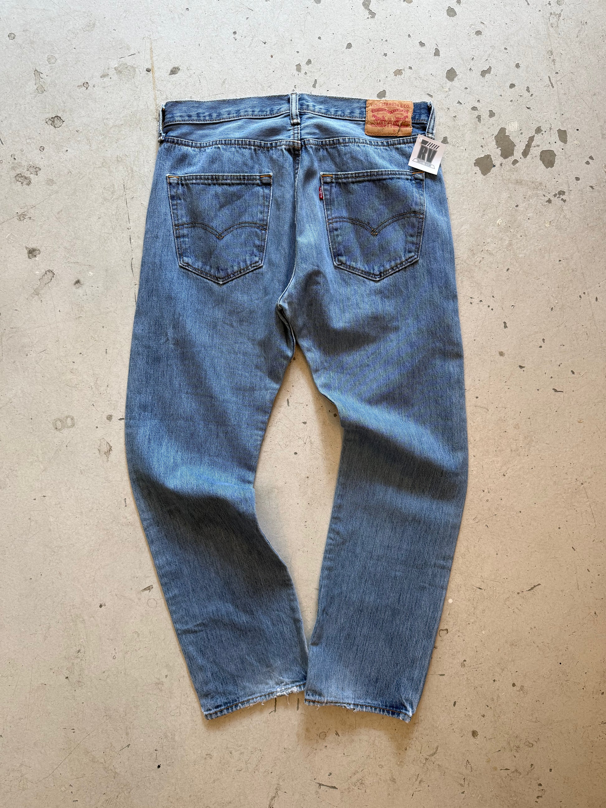 Levi’s 501 vintage jeans W35/L32 – klassisk straight fit denim blå 90’erne