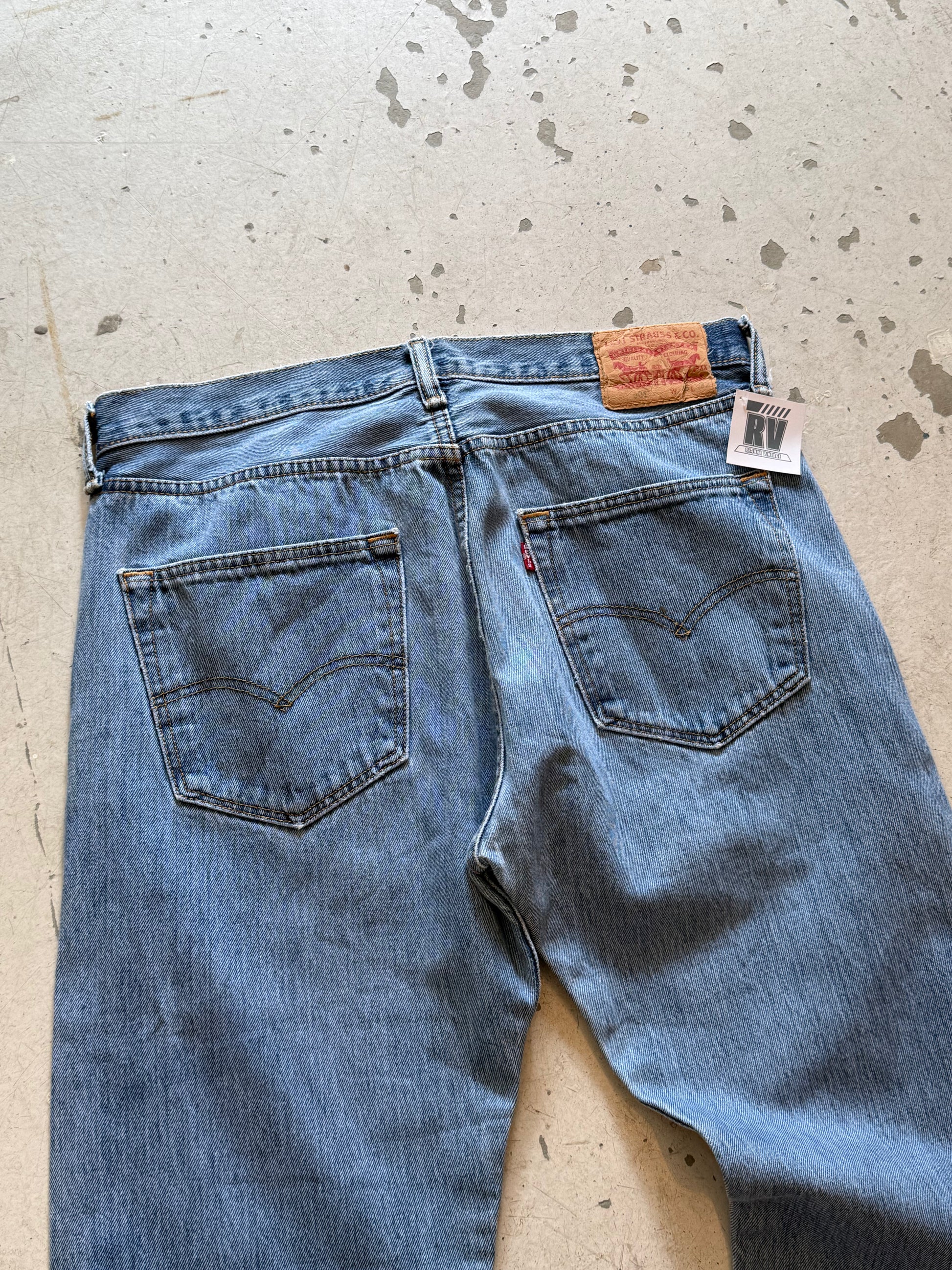 Levi’s 501 vintage jeans W35/L32 – klassisk straight fit denim blå 90’erne