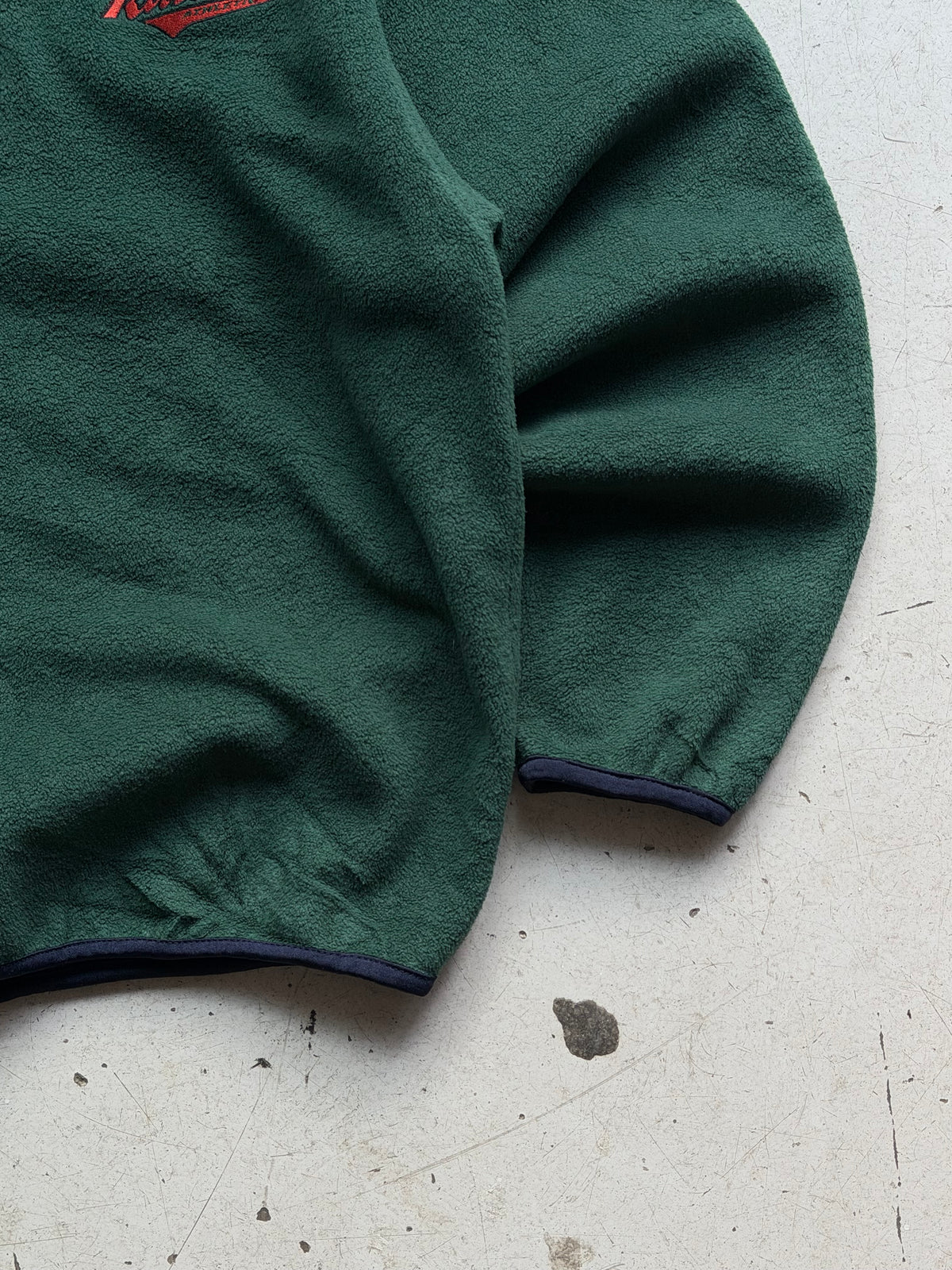 Russell Athletic | Vintage 1/4 Zip Fleece | Mørkegrøn | M