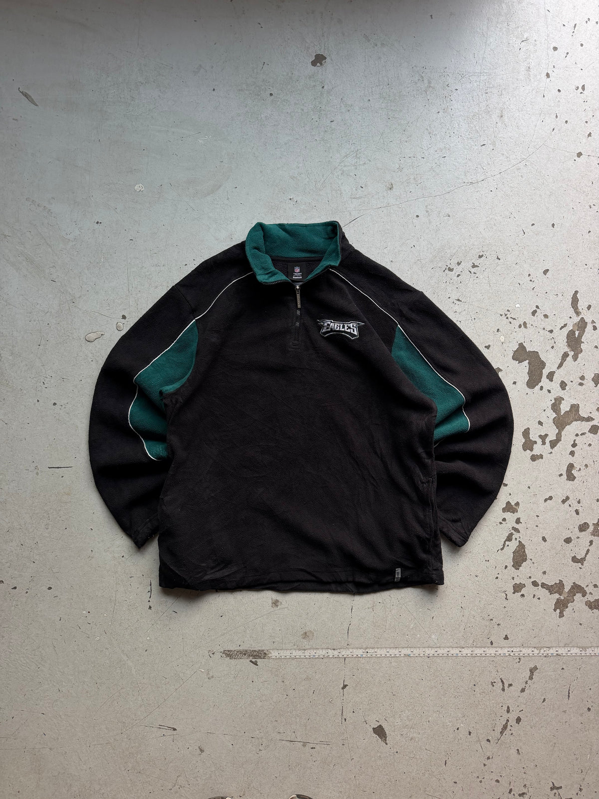Reebok | Vintage Eagles fleece | Sort/grøn | M