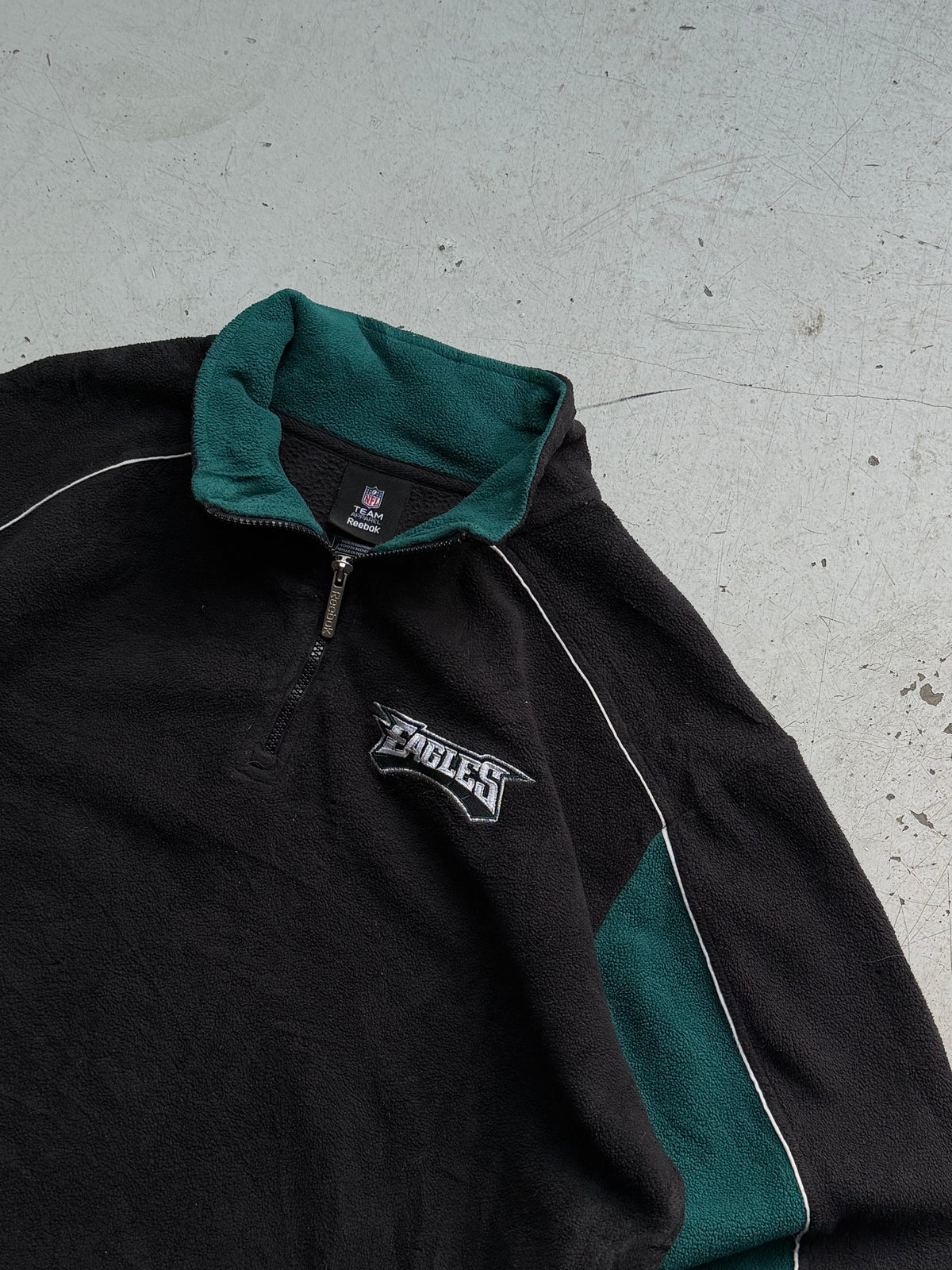 Reebok | Vintage Eagles fleece | Sort/grøn | M