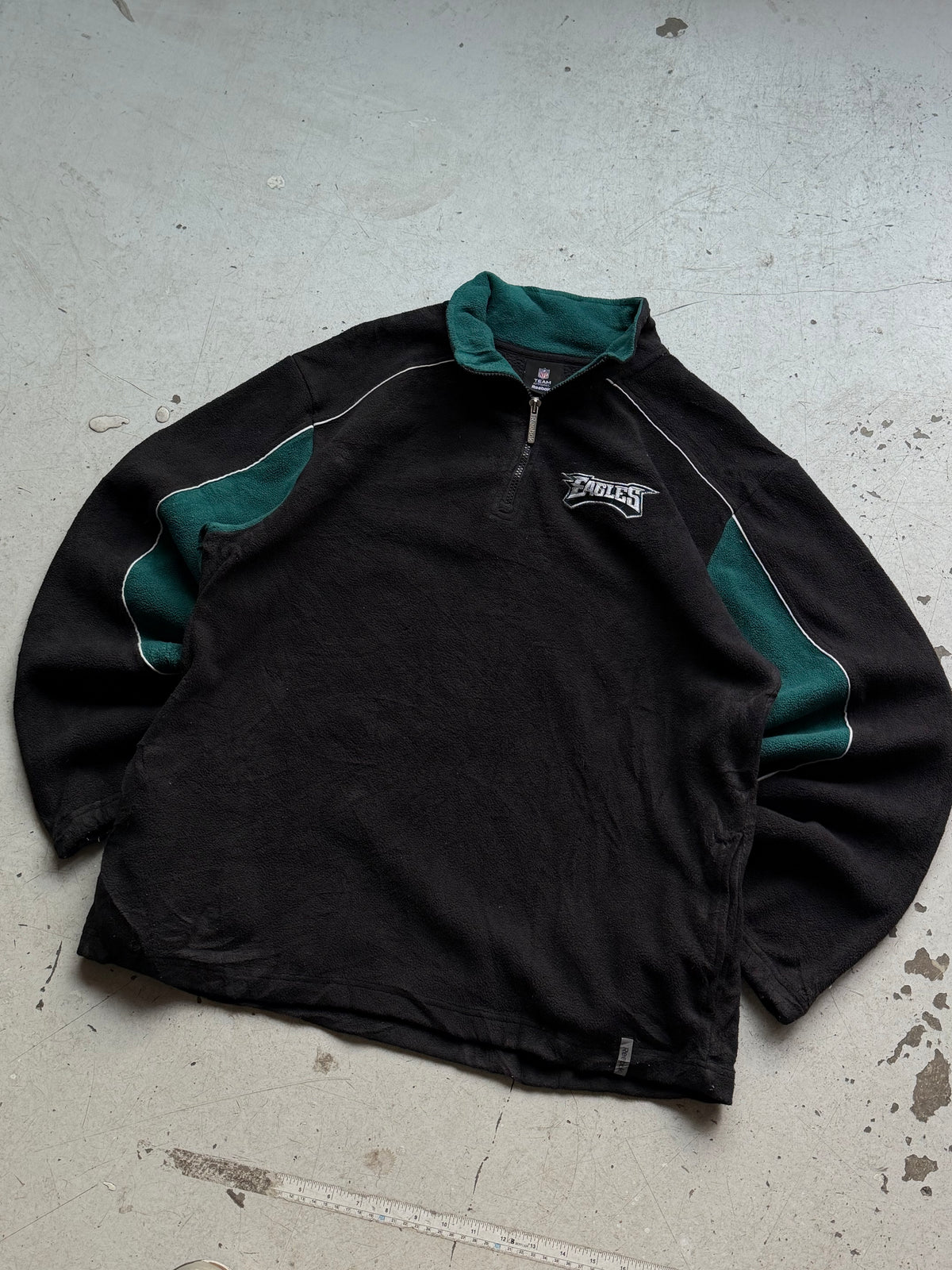 Reebok | Vintage Eagles fleece | Sort/grøn | M