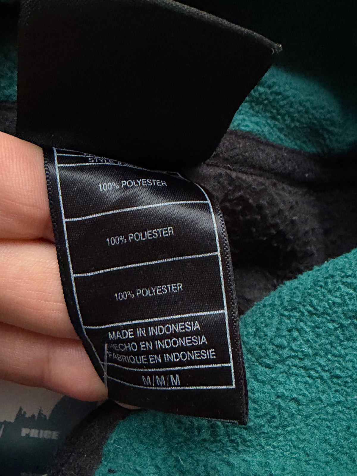 Reebok | Vintage Eagles fleece | Sort/grøn | M