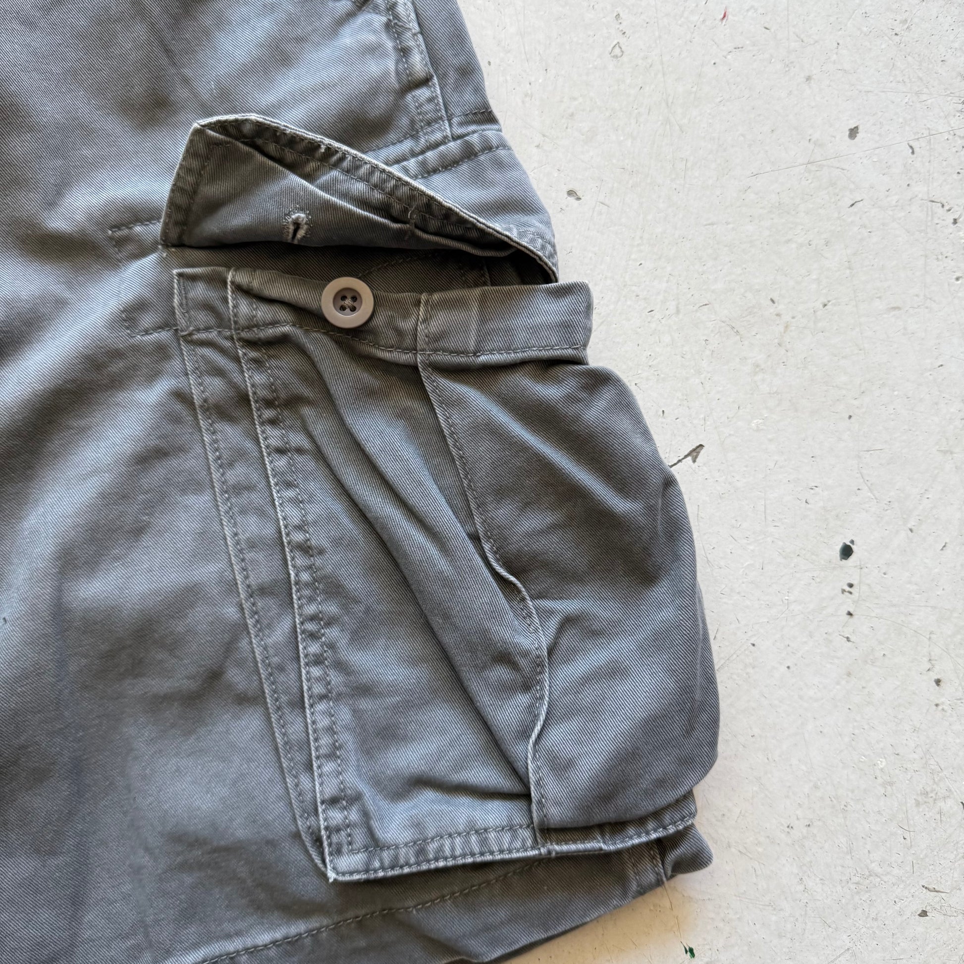 W36 | cargo shorts | Grå/Grøn |