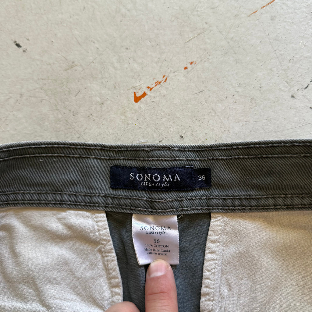W36 | cargo shorts | Grå/Grøn |