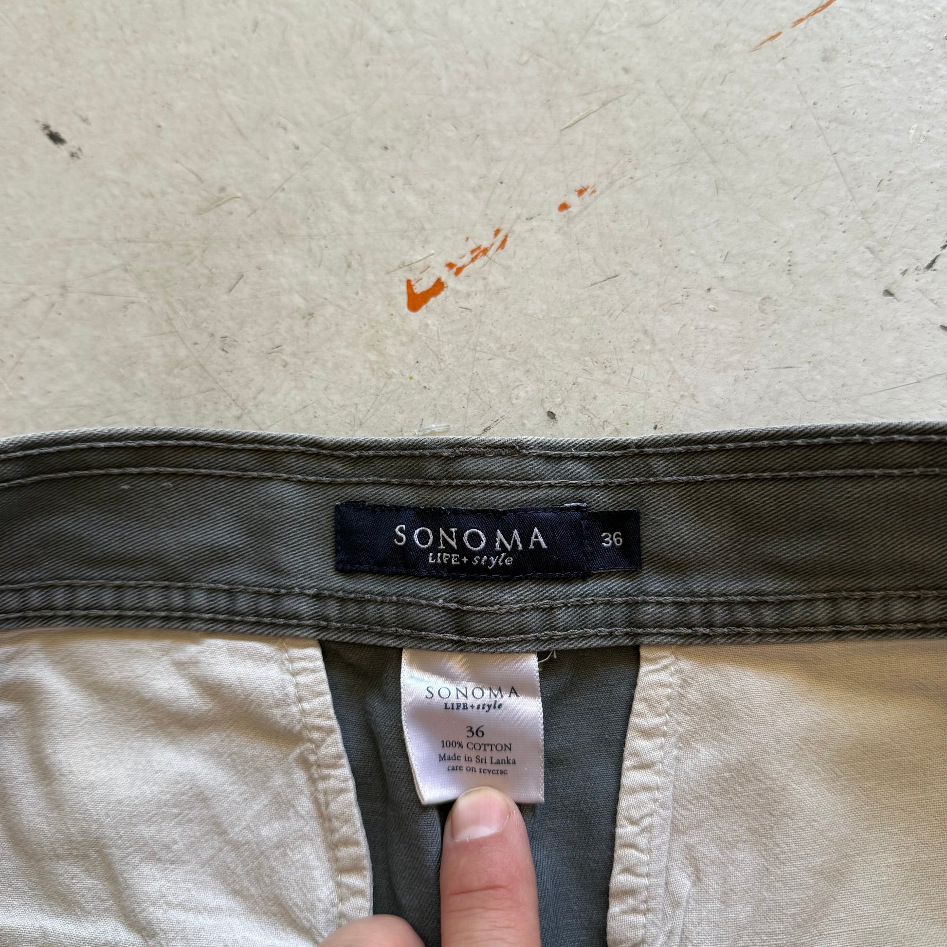 W36 | cargo shorts | Grå/Grøn |