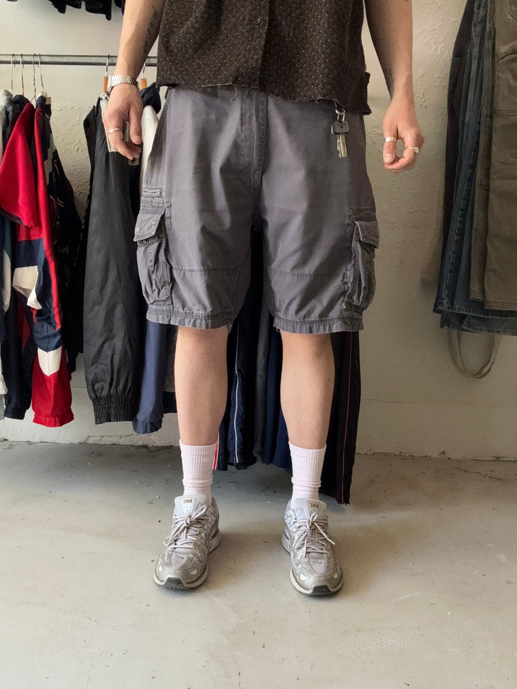 W36 | cargo shorts | Grå|
