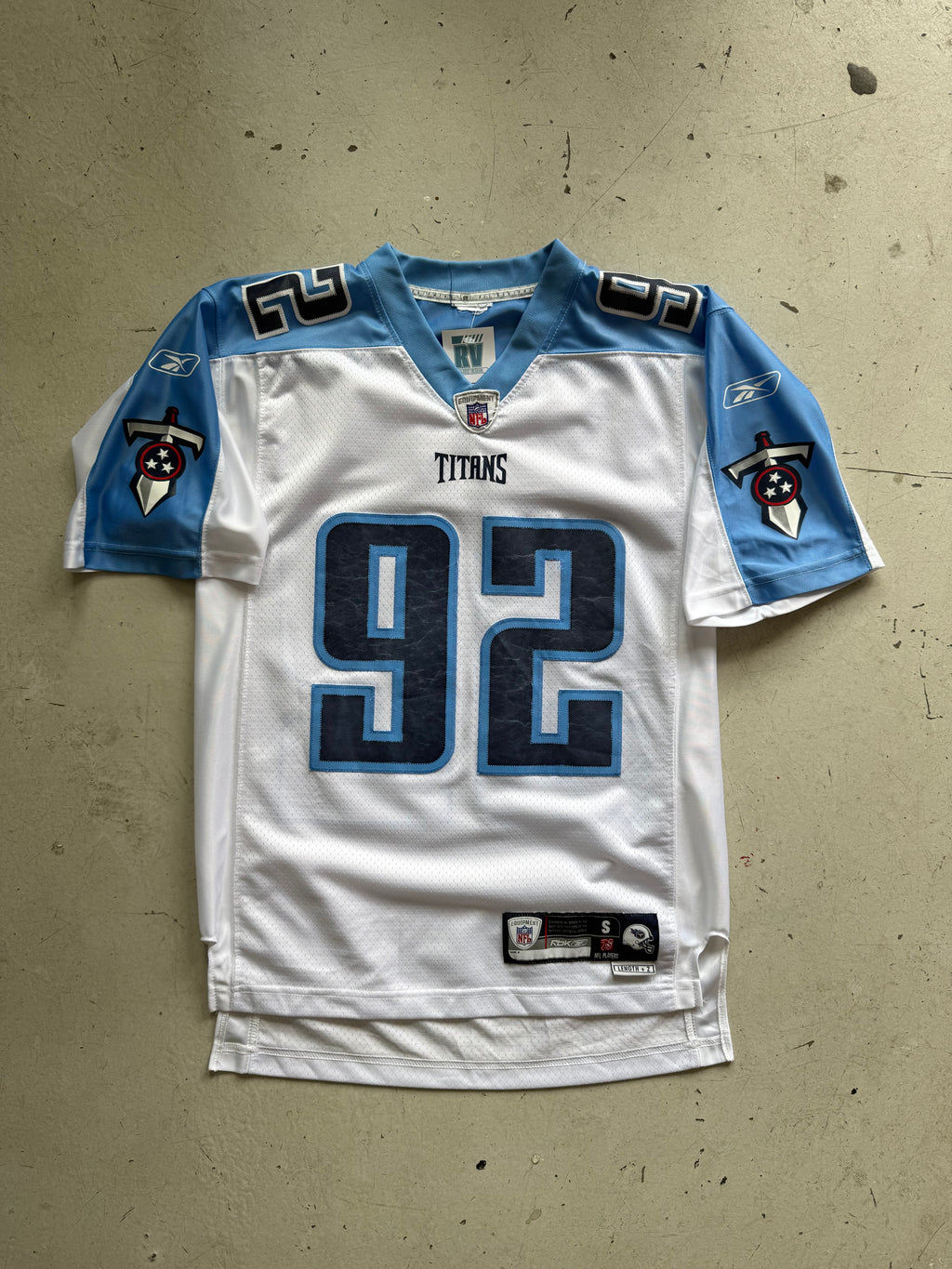 Reebok | Tennessee Titans Haynesworth #92 NFL jersey | hvid/blå | M
