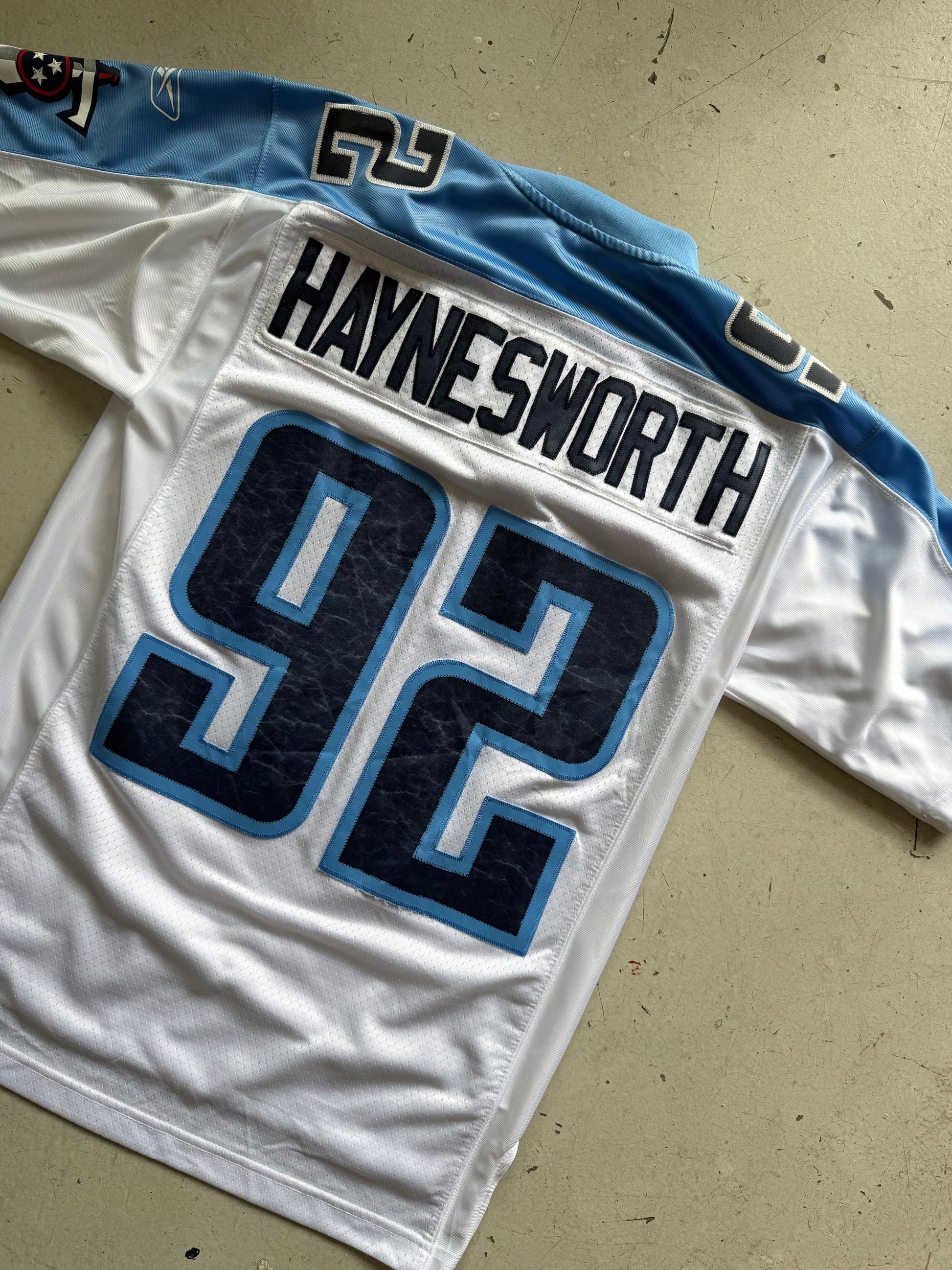 Reebok | Tennessee Titans Haynesworth #92 NFL jersey | hvid/blå | M