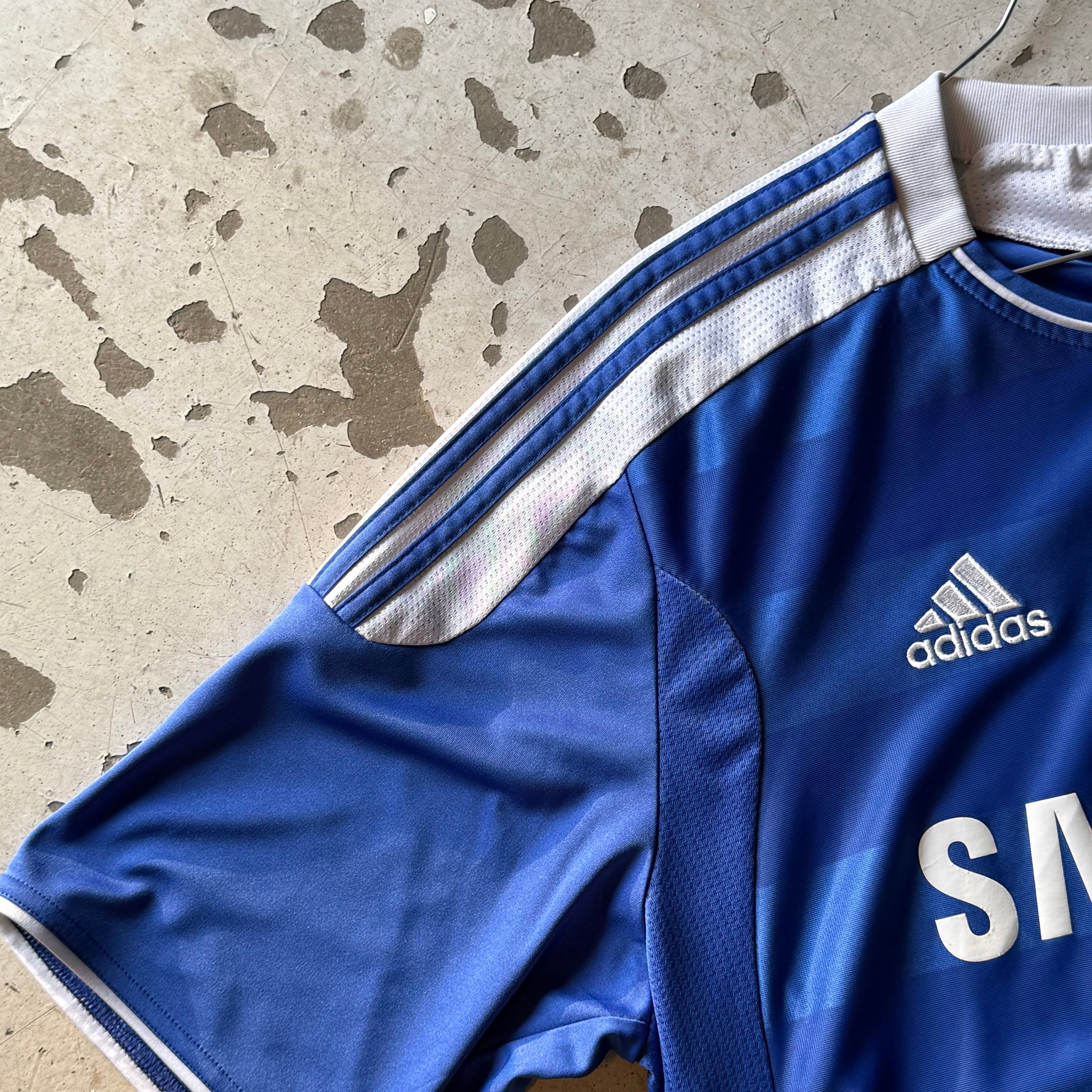 Adidas Chelsea FC | Fodboldtrøje | Blå/Hvid | XL - Re:Junk Vintage