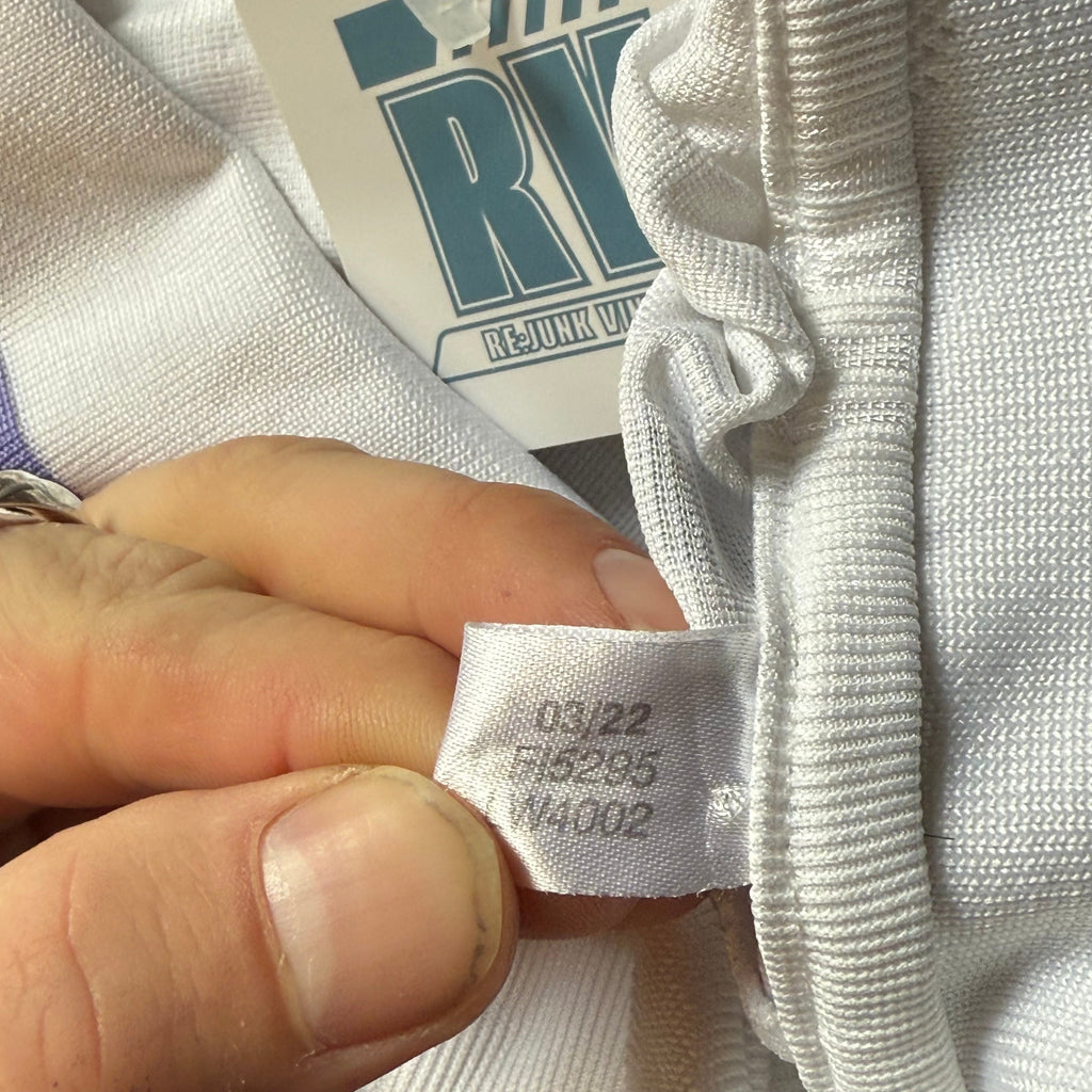 Adidas Real Madrid | Fodboldtrøje | Hvid | M - Re:Junk Vintage