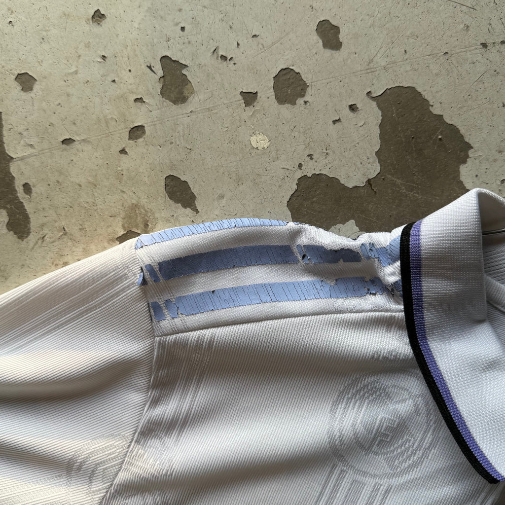 Adidas Real Madrid | Fodboldtrøje | Hvid | M - Re:Junk Vintage
