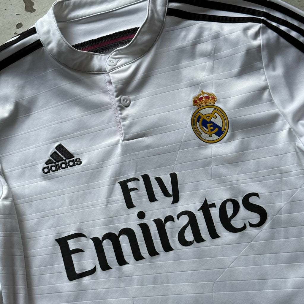 Adidas Real Madrid vintage fodboldtrøje hvid Ronaldo 7 M - Re:Junk Vintage