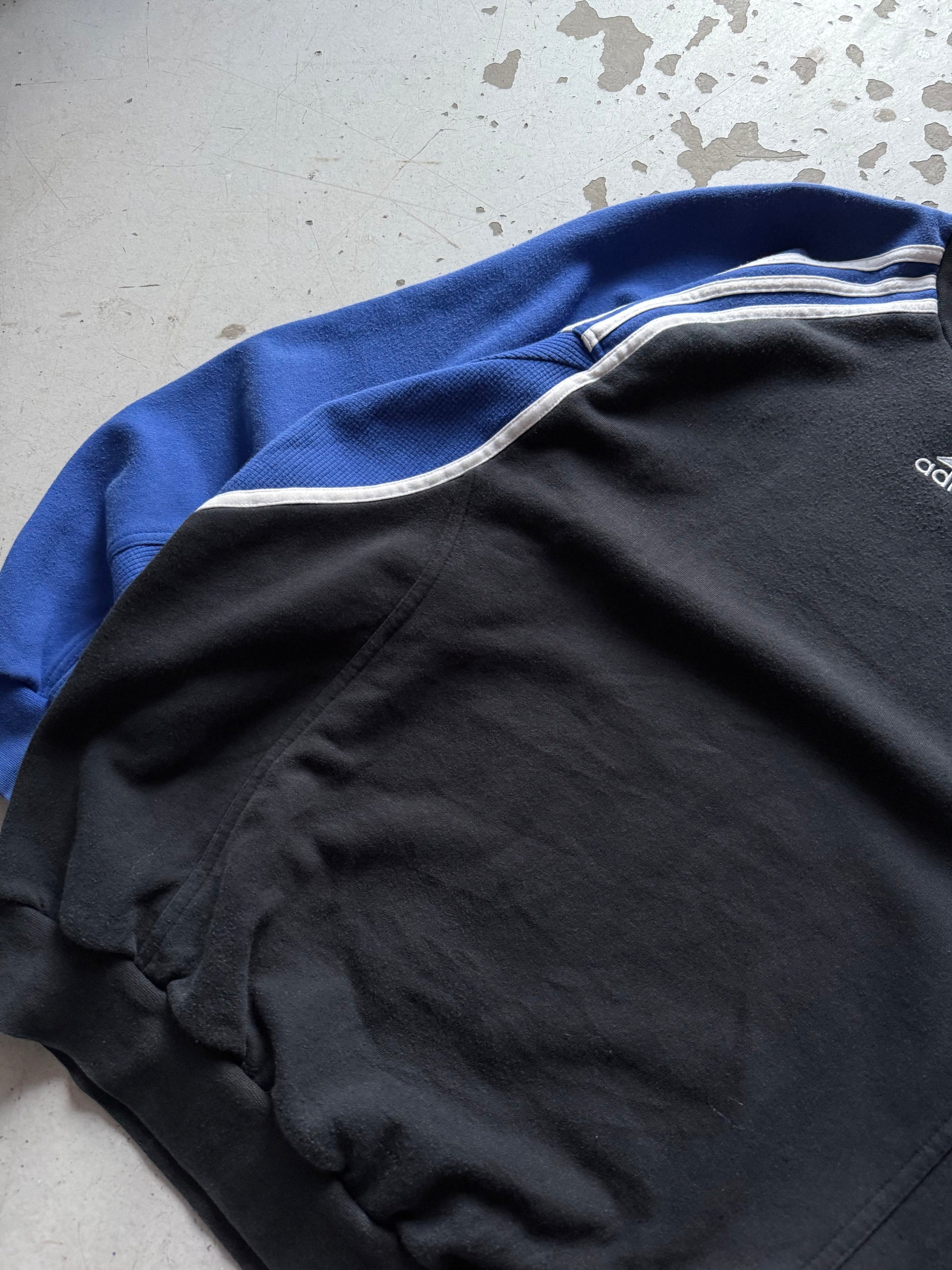 Adidas | sweatshirt | sort/blå | M - Re:Junk Vintage