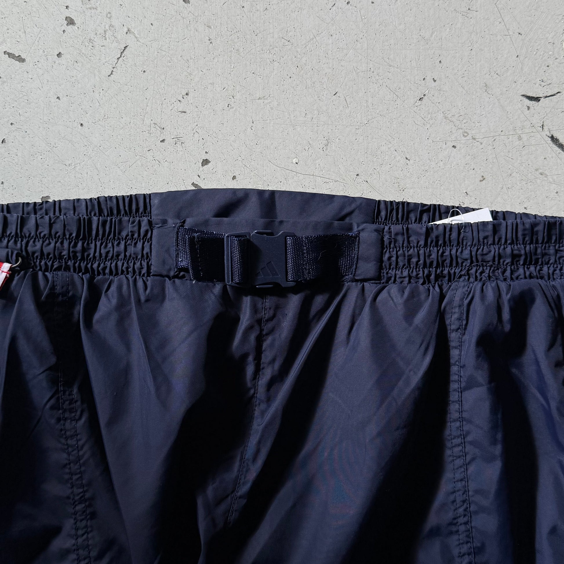 Adidas | track pants | navy/rød/hvid | S - Re:Junk Vintage