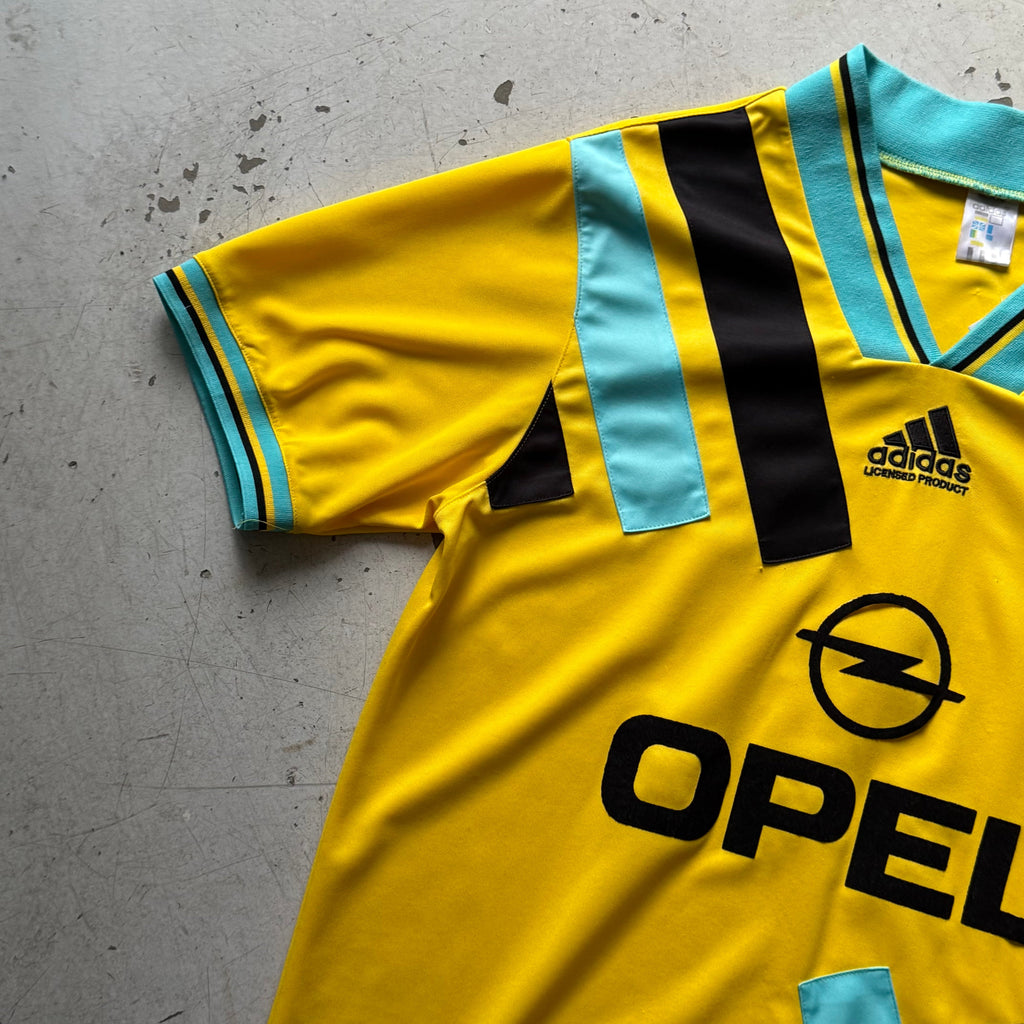 Adidas vintage Bayern München udebanetrøje 90s gul L - Re:Junk Vintage