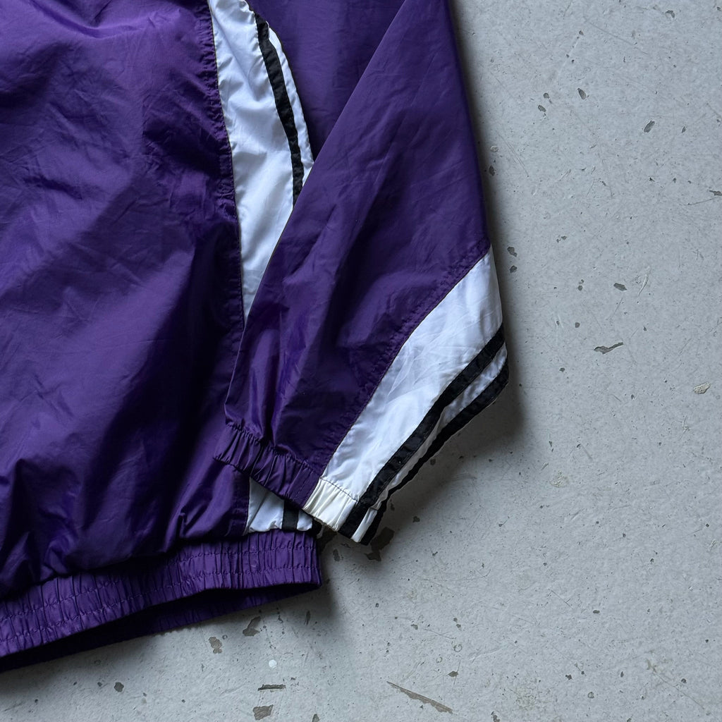 Adidas Vintage Track Jacket Lilla/Hvid (XL) – Retro Originals - Re:Junk Vintage