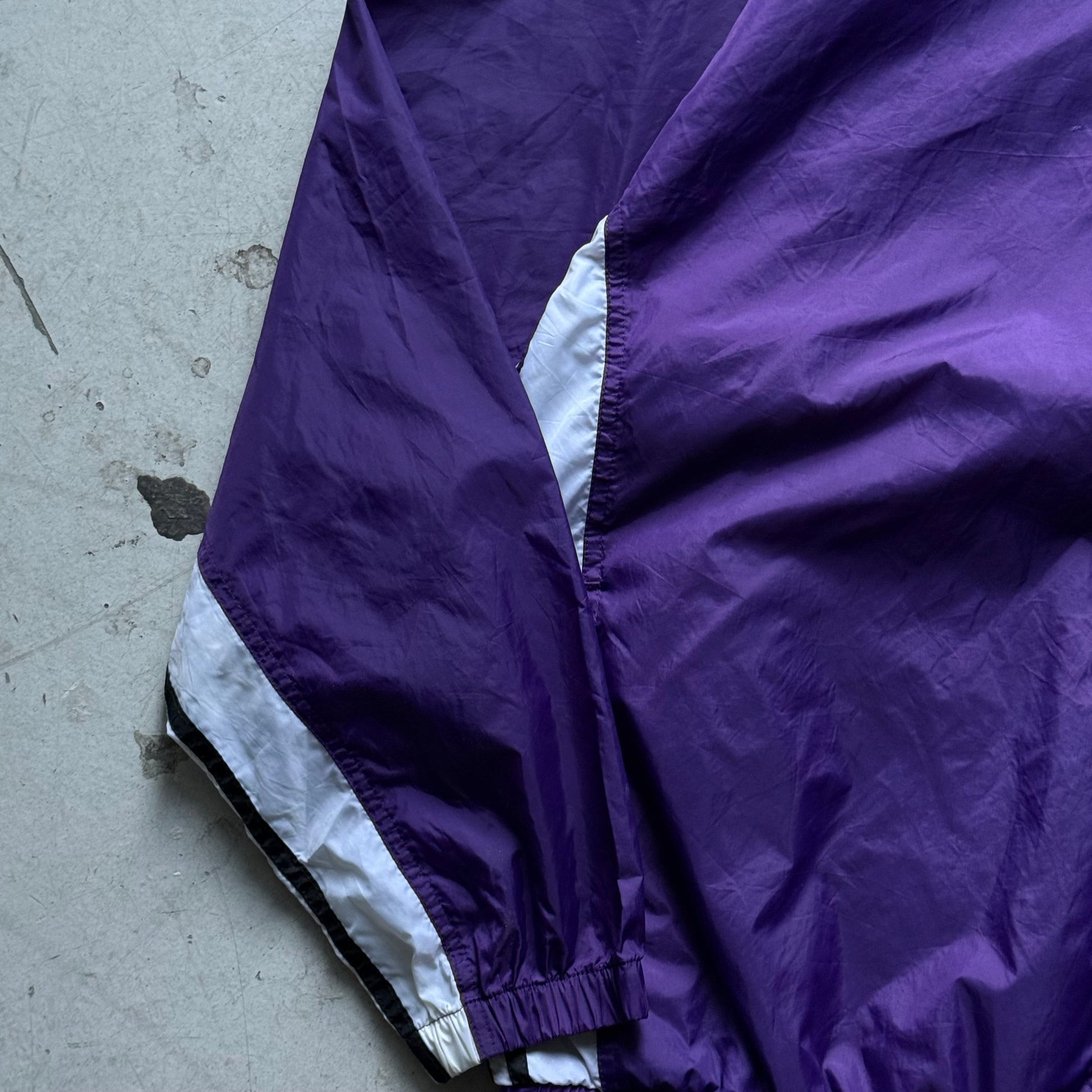 Adidas Vintage Track Jacket Lilla/Hvid (XL) – Retro Originals - Re:Junk Vintage