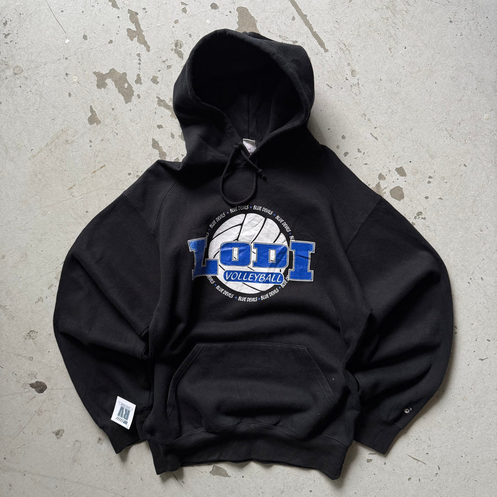 Badger Sport Lodi Volleyball hoodie – Vintage sports hættetrøje (M) - Re:Junk Vintage