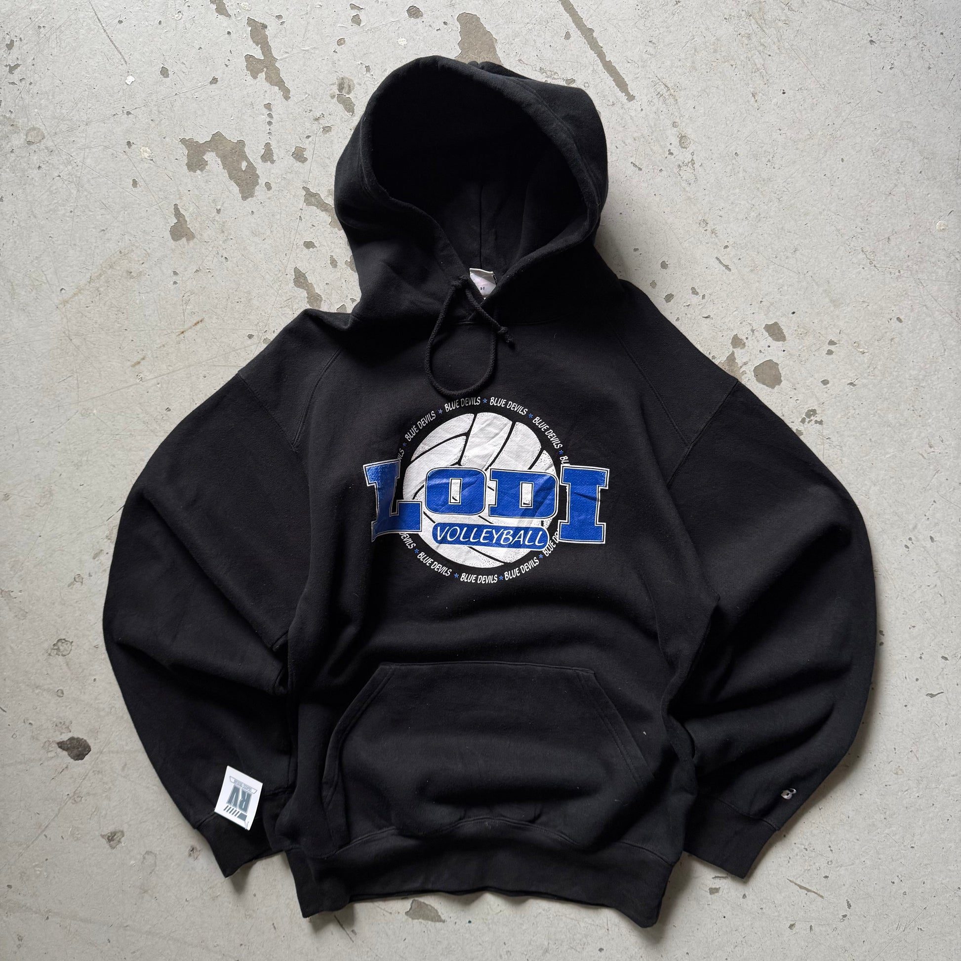 Badger Sport Lodi Volleyball hoodie – Vintage sports hættetrøje (M) - Re:Junk Vintage